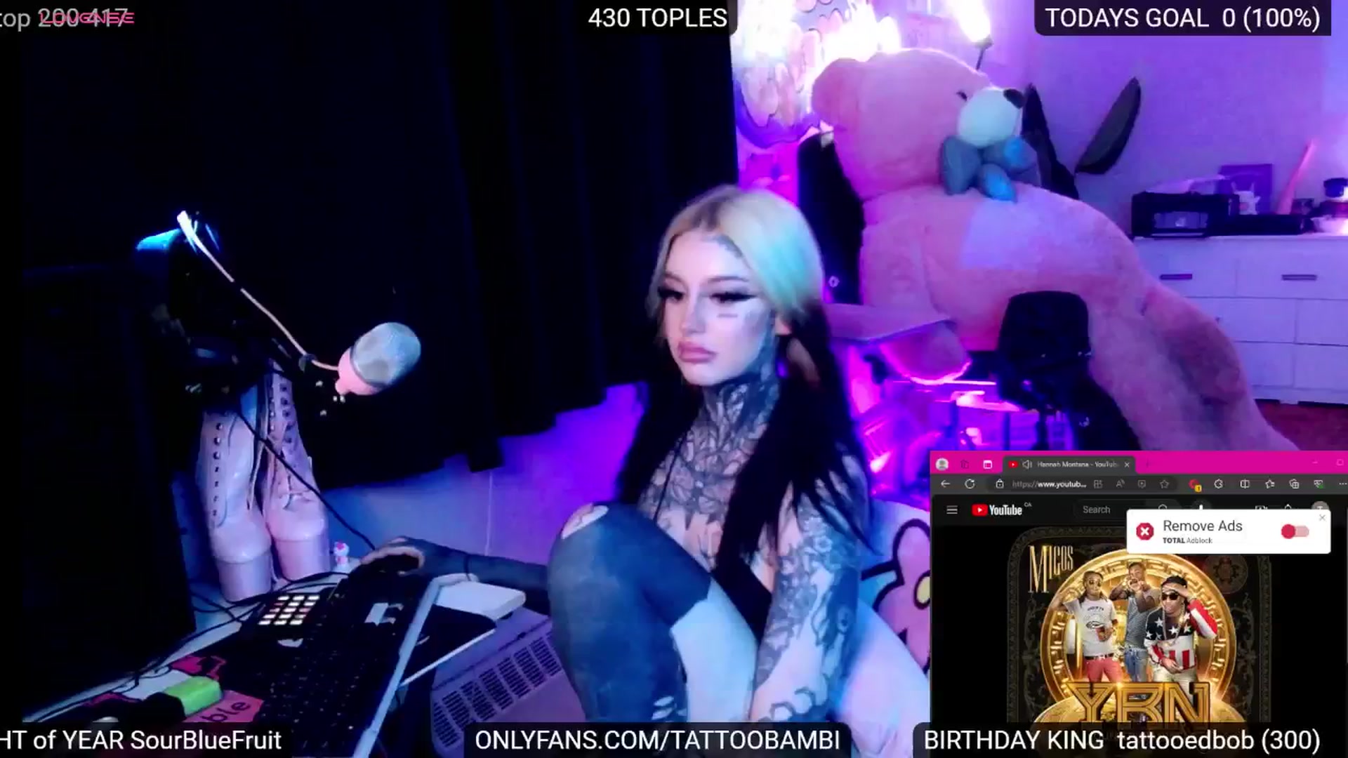 Gallery image thumbnail from Tattoobambi's myfreecams stream on, 07/11/2024, 24:58 image 11 of 20