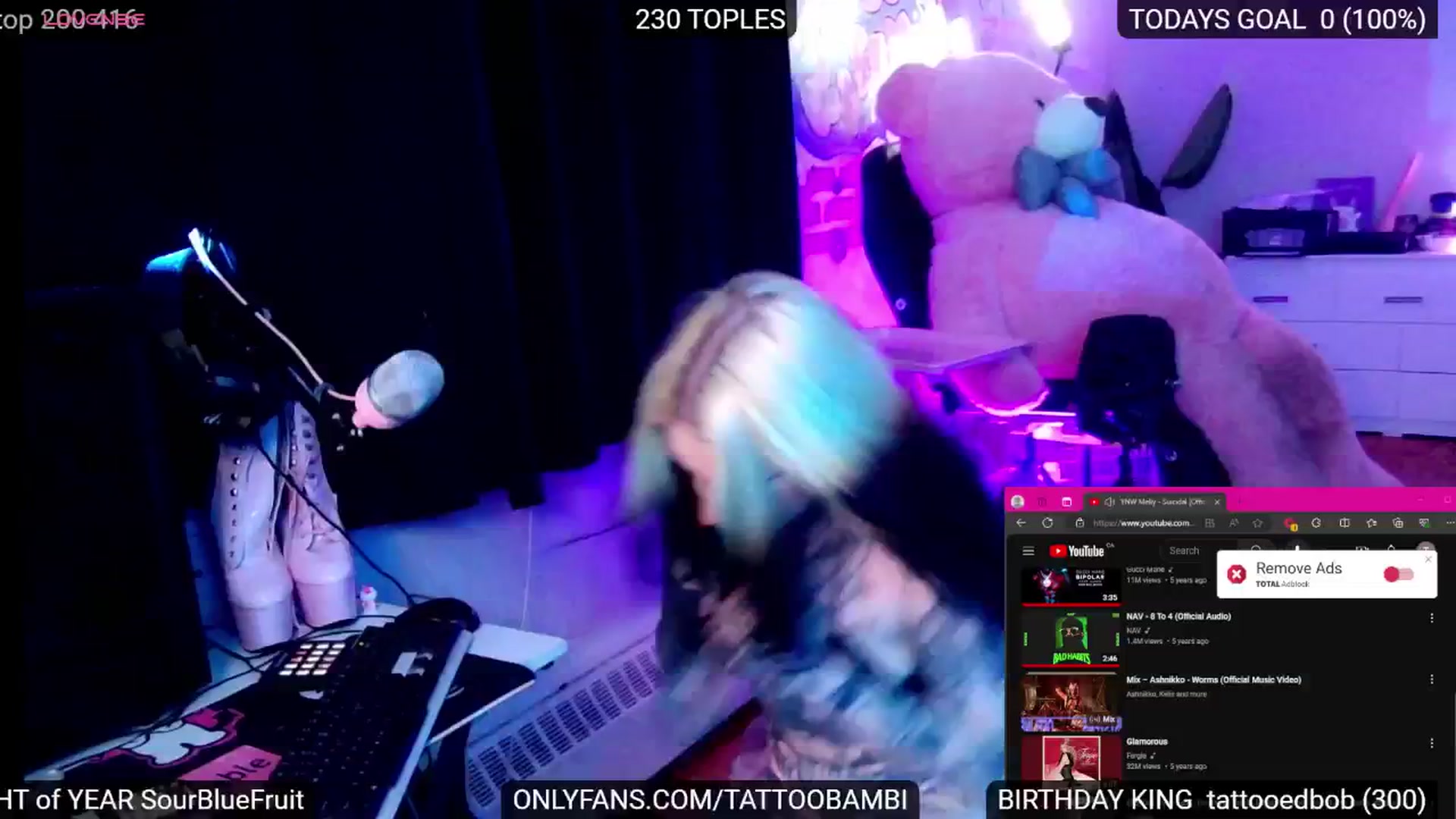 Gallery image thumbnail from Tattoobambi's myfreecams stream on, 07/11/2024, 24:58 image 19 of 20