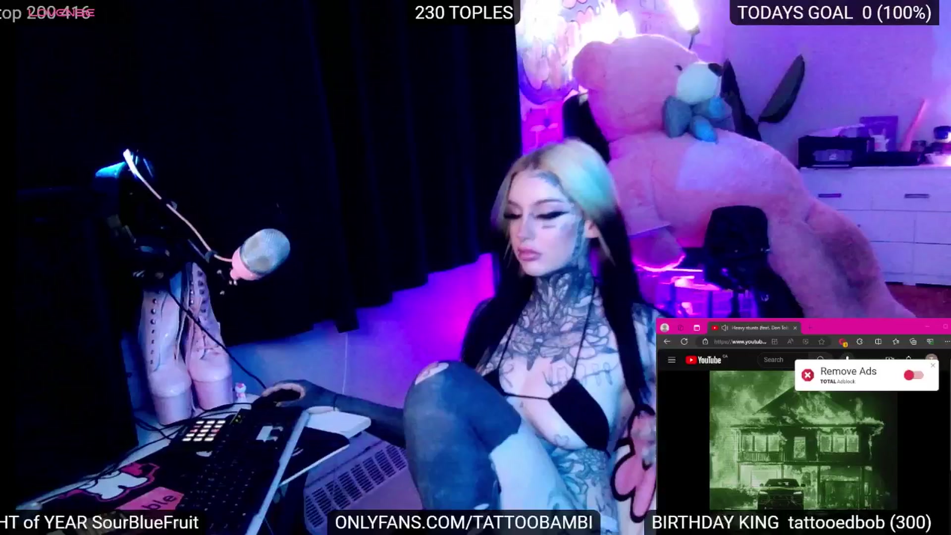 Gallery image thumbnail from Tattoobambi's myfreecams stream on, 07/11/2024, 24:58 image 18 of 20
