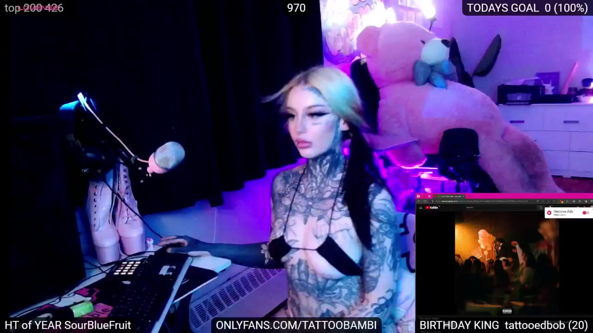 Gallery image thumbnail from Tattoobambi's myfreecams stream on, 07/11/2024, 24:58 image 5 of 20
