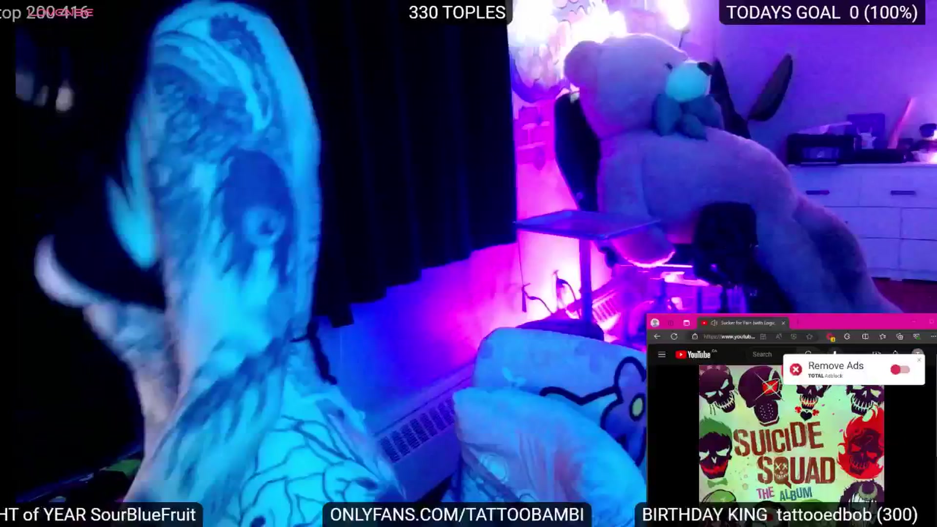 Gallery image thumbnail from Tattoobambi's myfreecams stream on, 07/11/2024, 24:58 image 13 of 20
