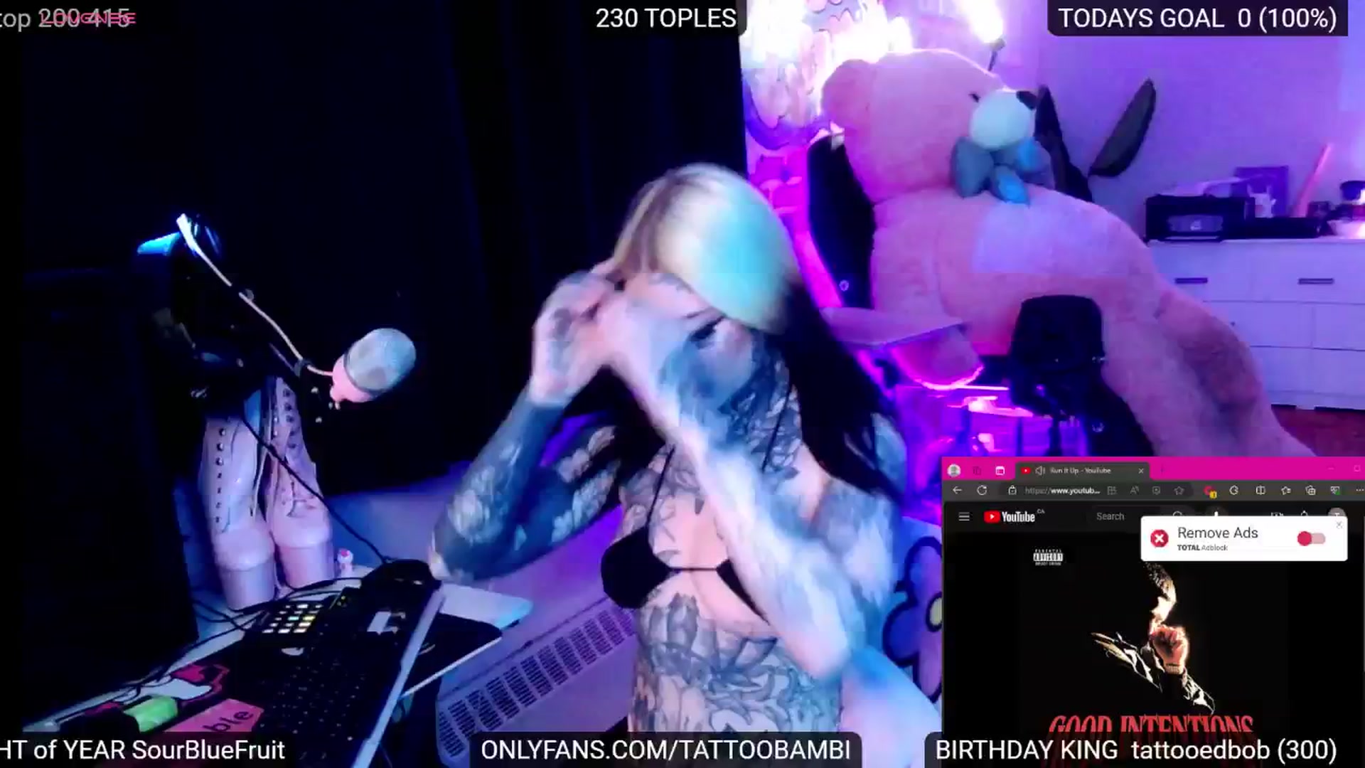 Gallery image thumbnail from Tattoobambi's myfreecams stream on, 07/11/2024, 24:58 image 14 of 20