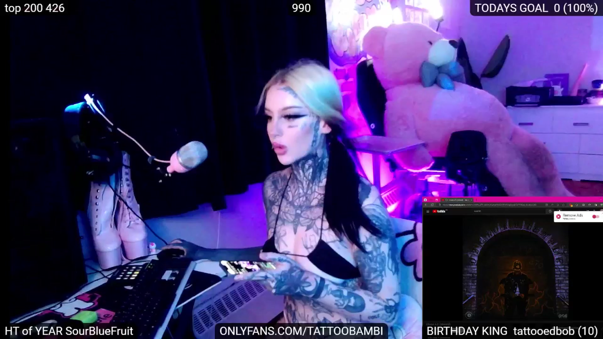 Gallery image thumbnail from Tattoobambi's myfreecams stream on, 07/11/2024, 24:58 image 3 of 20