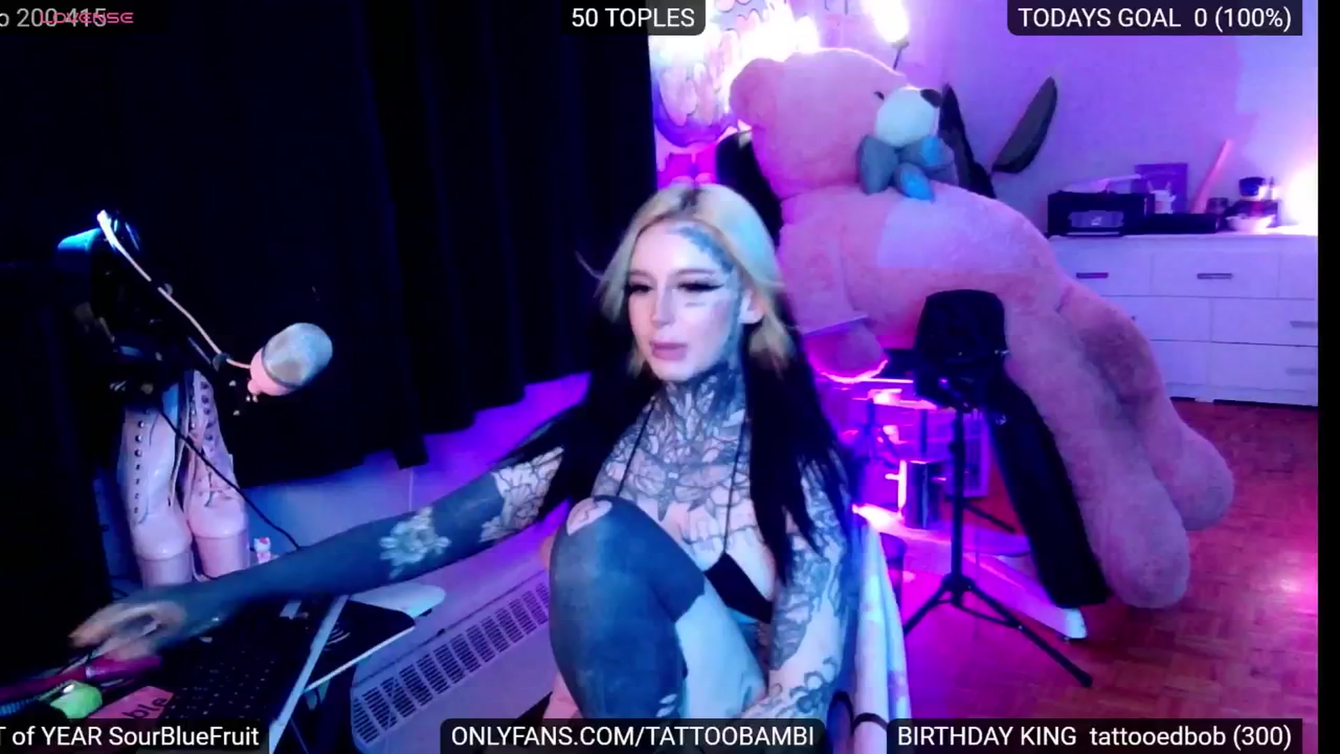 Gallery image thumbnail from Tattoobambi's myfreecams stream on, 07/11/2024, 02:44 image 8 of 20