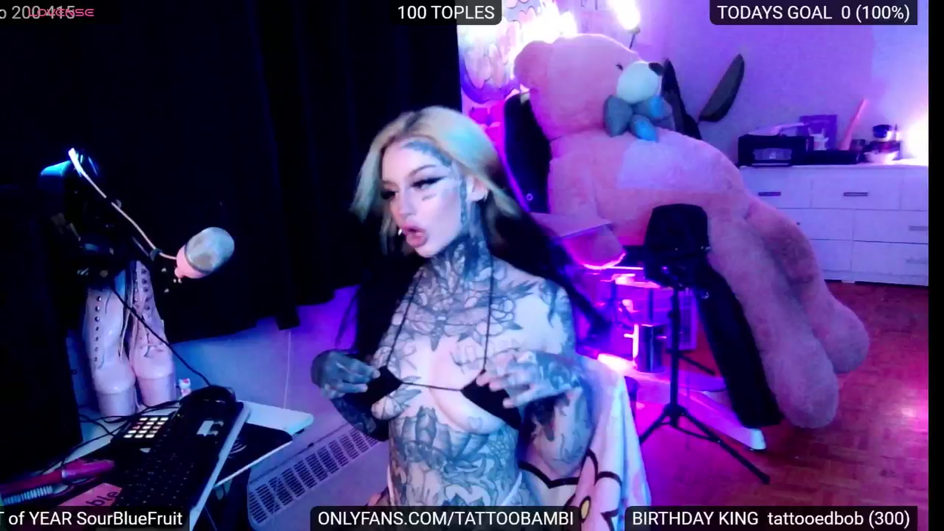 Gallery image thumbnail from Tattoobambi's myfreecams stream on, 07/11/2024, 02:44 image 7 of 20