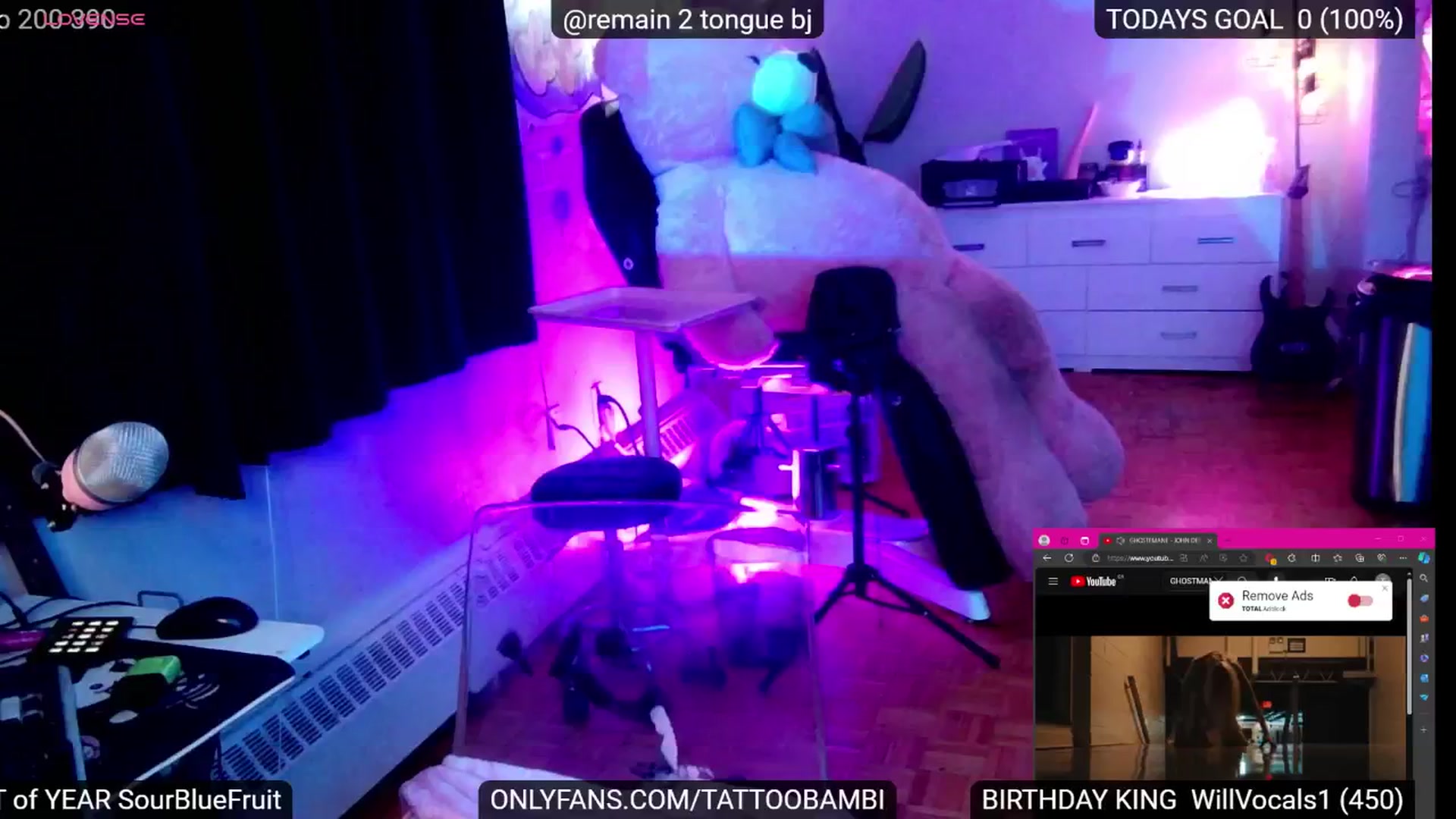 Gallery image thumbnail from Tattoobambi's myfreecams stream on, 07/11/2024, 04:36 image 15 of 20
