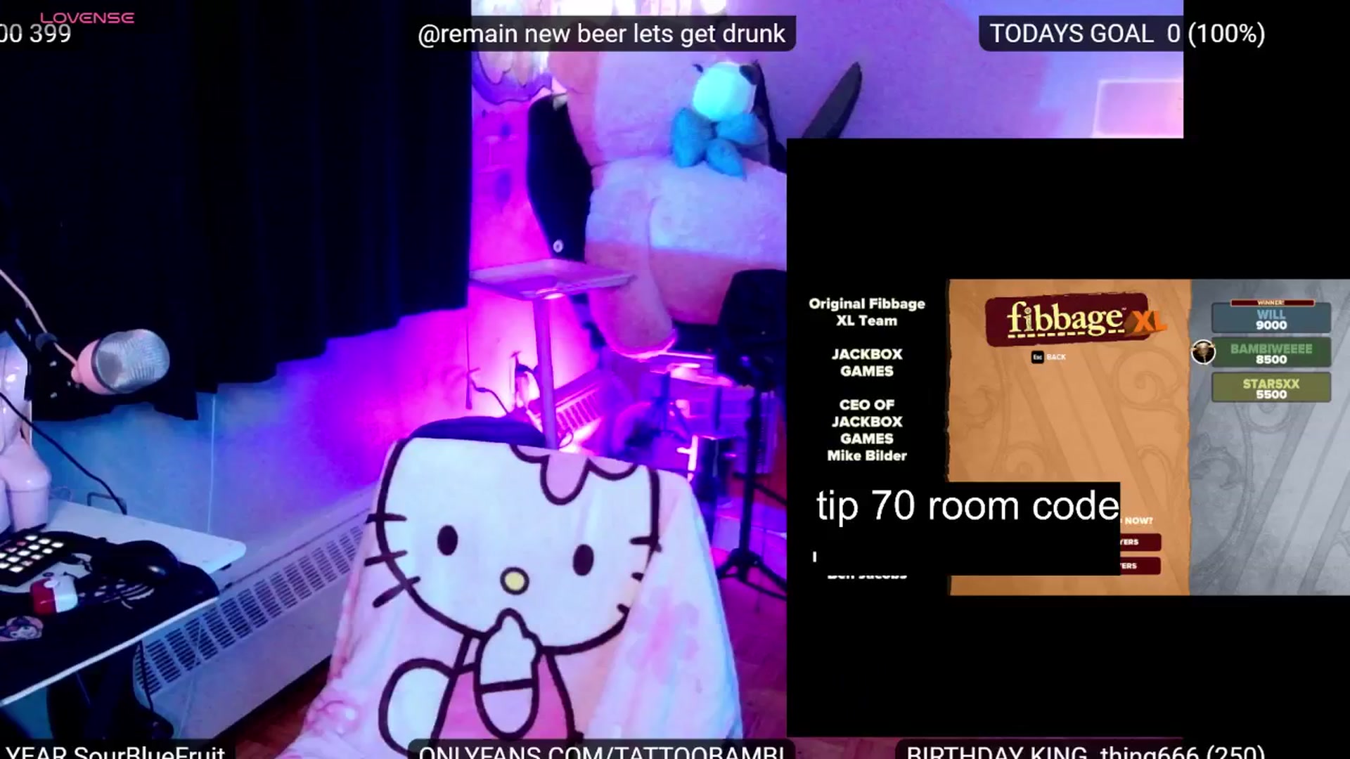 Gallery image thumbnail from Tattoobambi's myfreecams stream on, 07/12/2024, 24:06 image 19 of 20