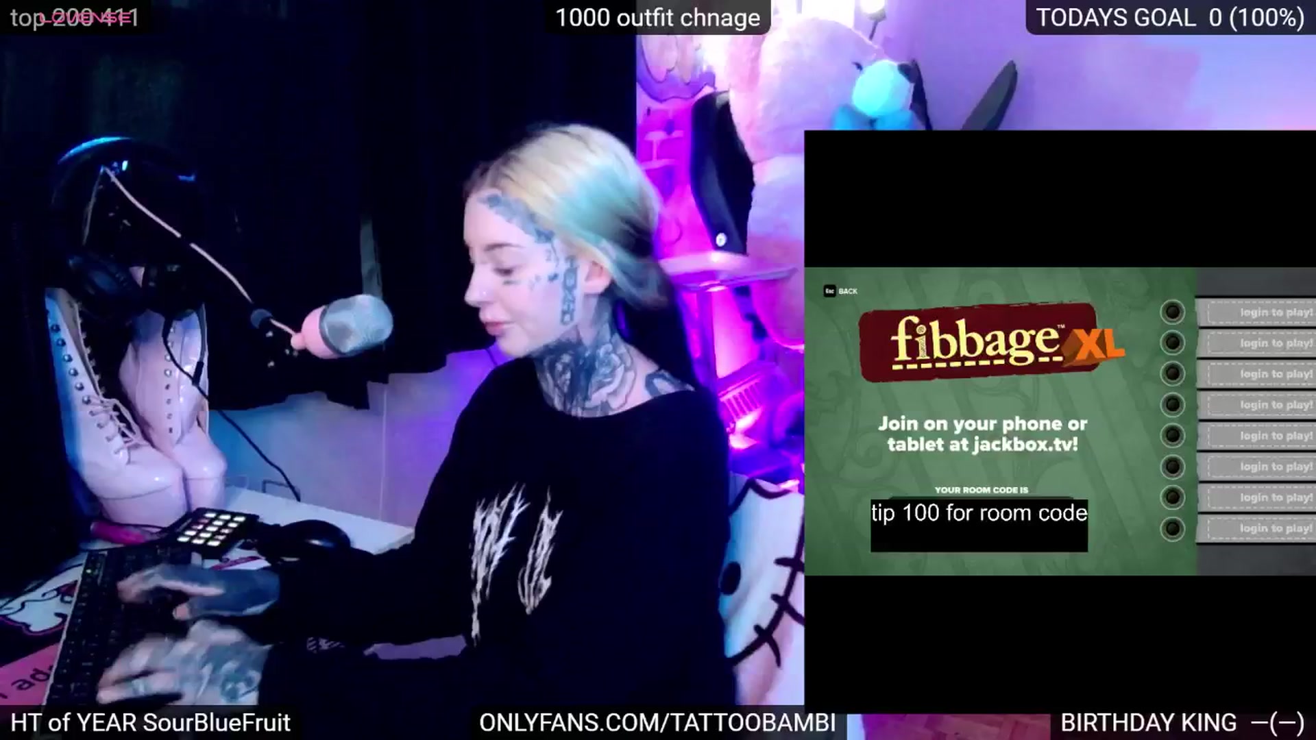 Gallery image thumbnail from Tattoobambi's myfreecams stream on, 07/12/2024, 24:06 image 1 of 20