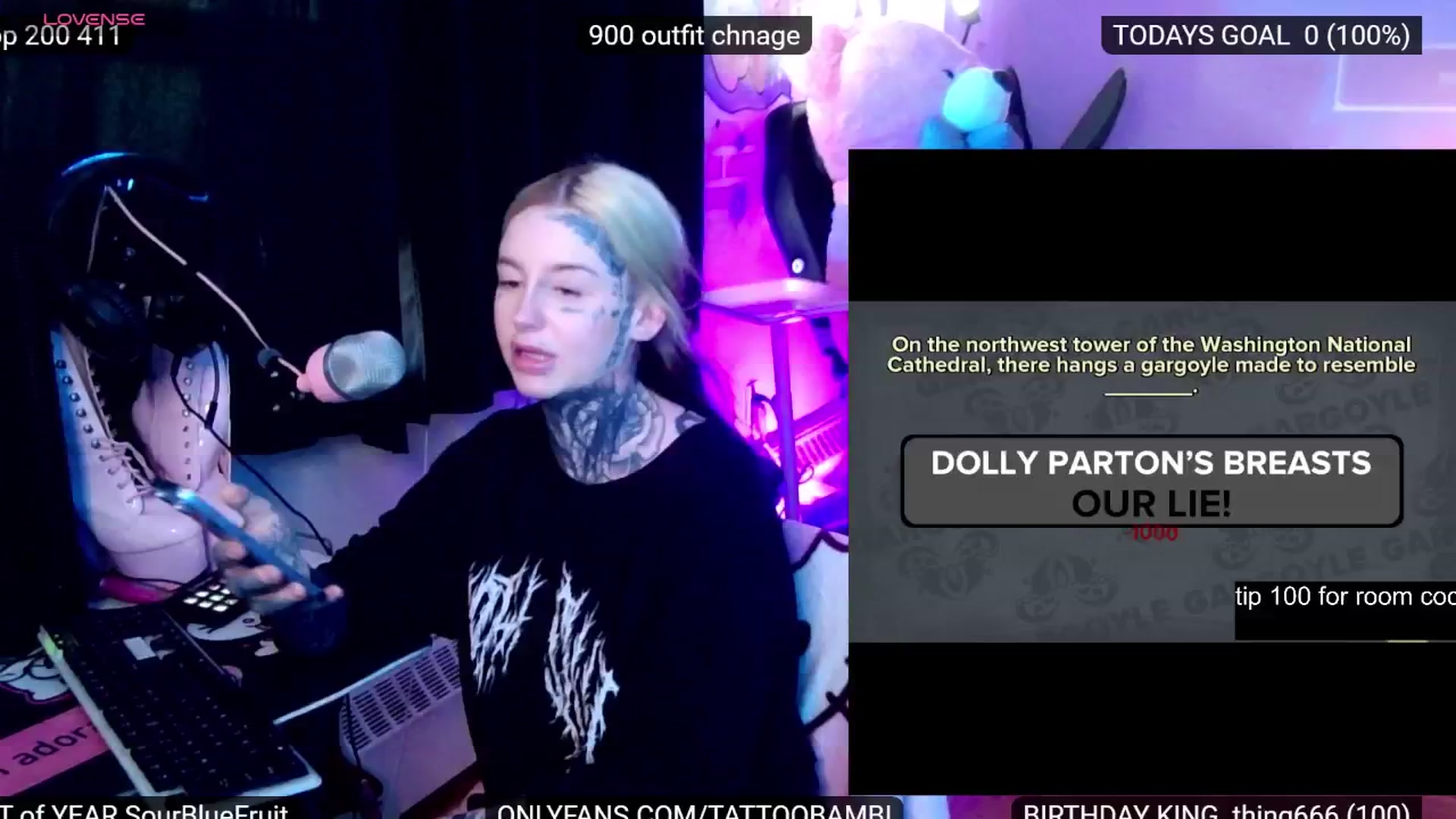 Gallery image thumbnail from Tattoobambi's myfreecams stream on, 07/12/2024, 24:06 image 3 of 20