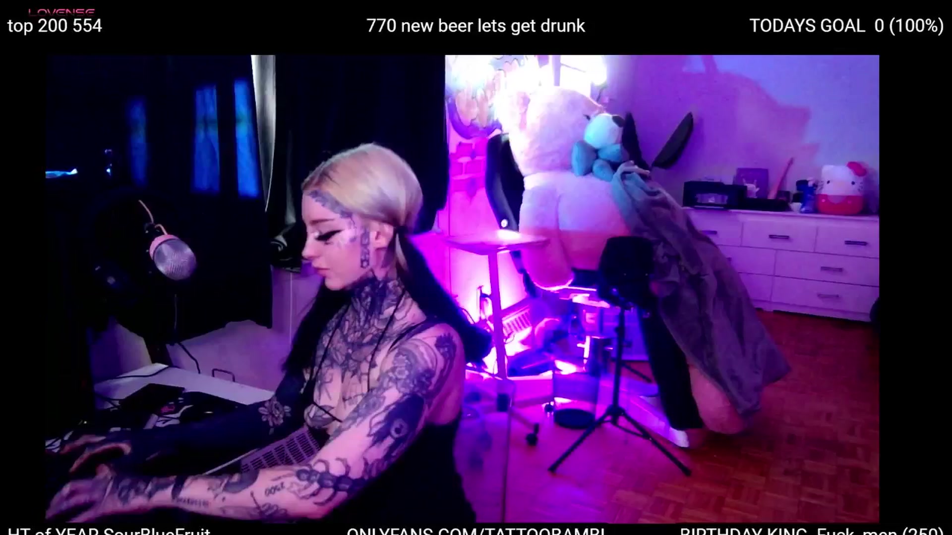 Gallery image thumbnail from Tattoobambi's myfreecams stream on, 07/15/2024, 24:16 image 10 of 20