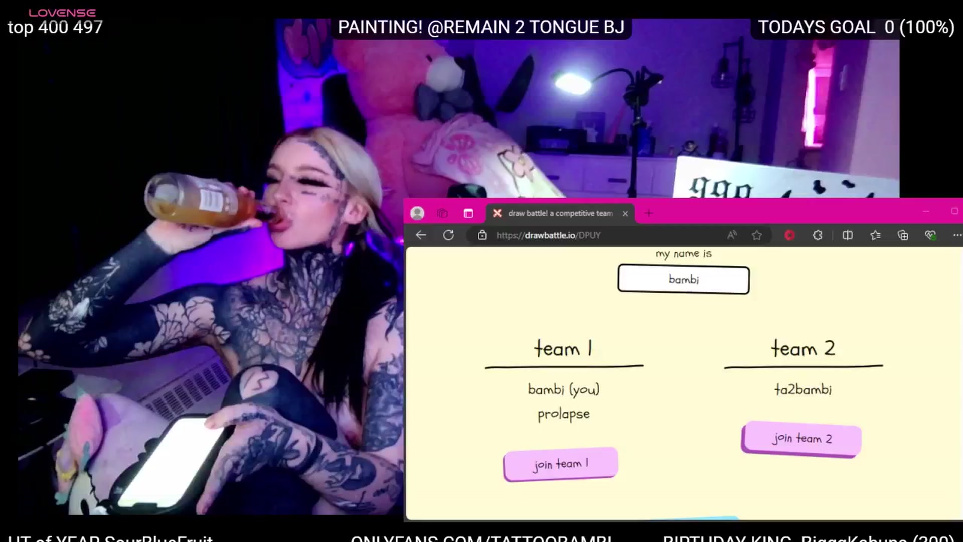 Gallery image thumbnail from Tattoobambi's myfreecams stream on, 07/16/2024, 02:56 image 19 of 20