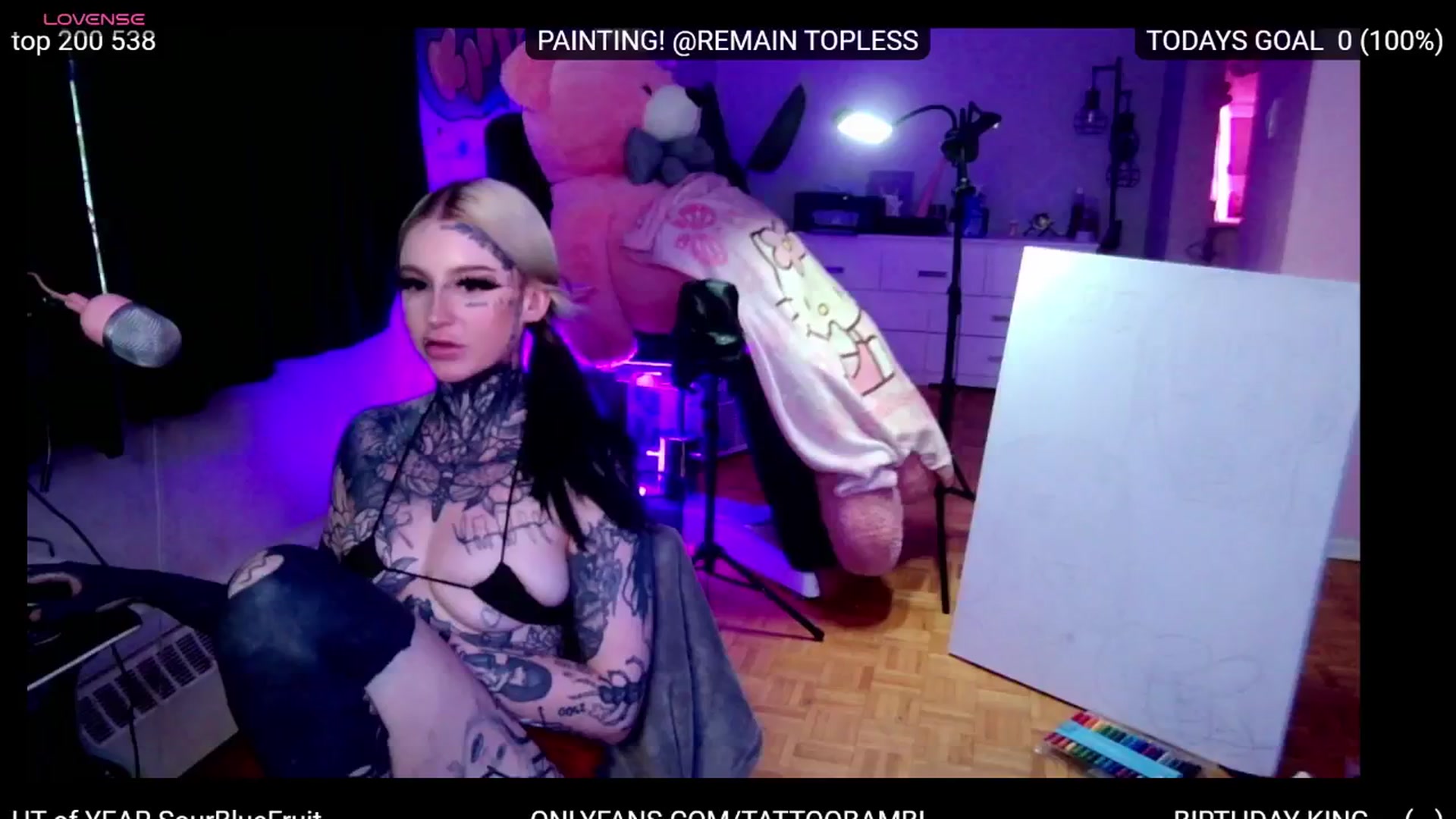 Gallery image thumbnail from Tattoobambi's myfreecams stream on, 07/16/2024, 02:56 image 1 of 20