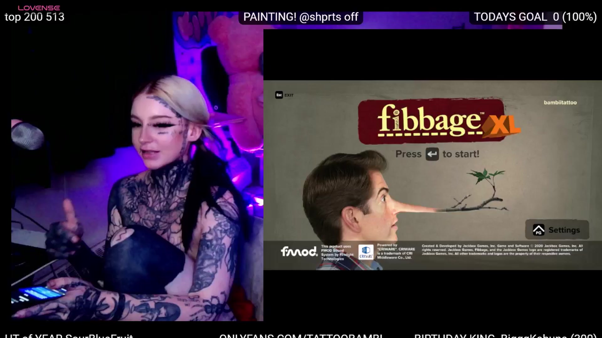 Gallery image thumbnail from Tattoobambi's myfreecams stream on, 07/16/2024, 02:56 image 11 of 20