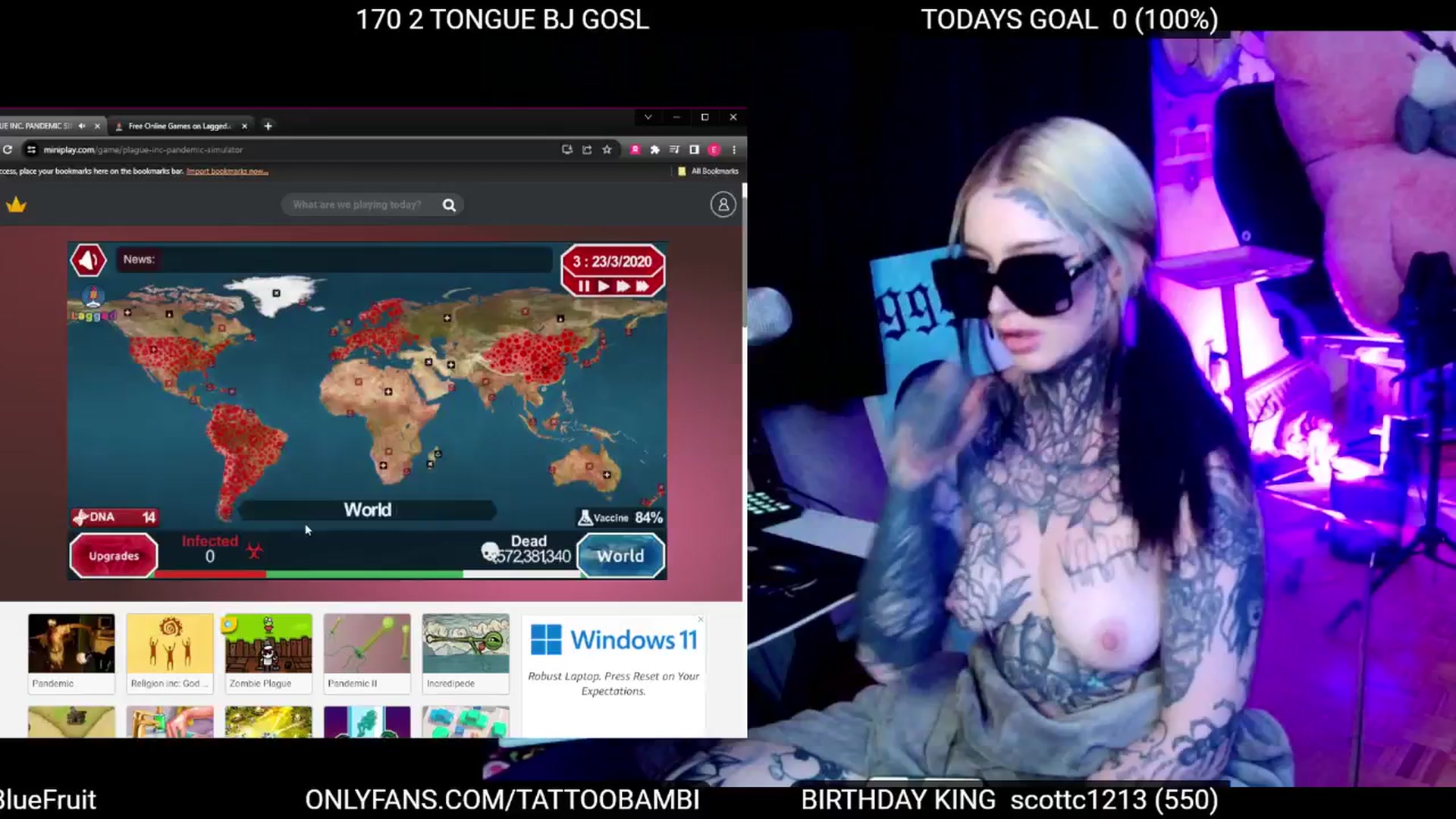 Gallery image thumbnail from Tattoobambi's myfreecams stream on, 07/18/2024, 05:01 image 5 of 20