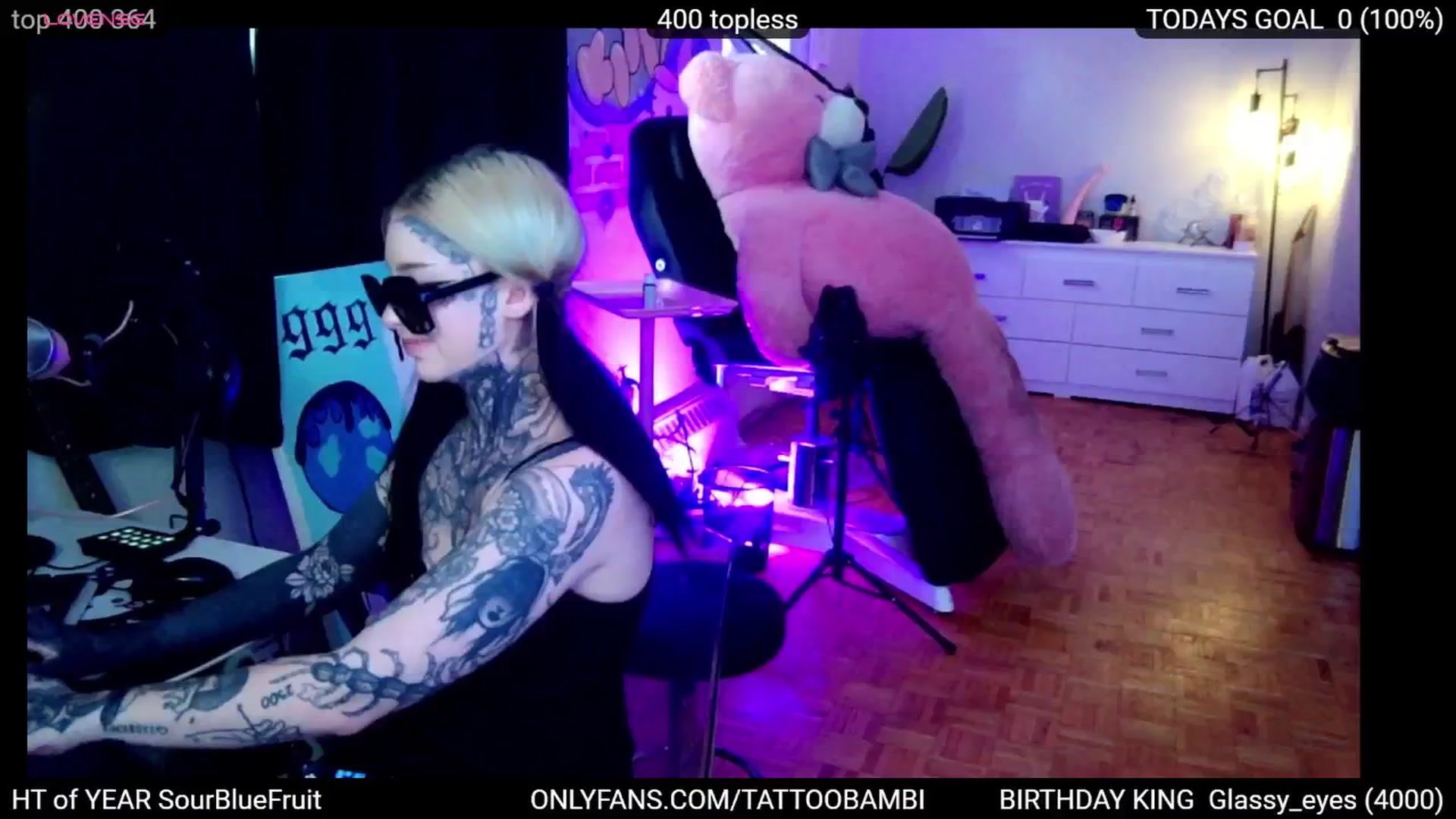 Gallery image thumbnail from Tattoobambi's myfreecams stream on, 07/20/2024, 24:57 image 6 of 20