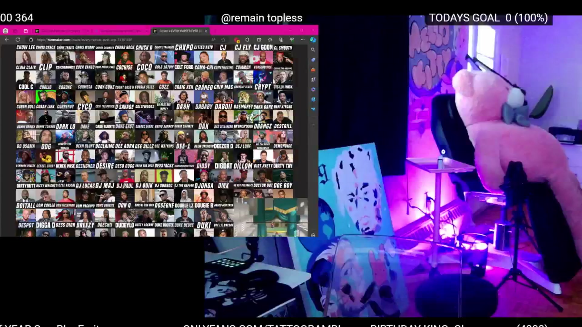 Gallery image thumbnail from Tattoobambi's myfreecams stream on, 07/20/2024, 24:57 image 4 of 20