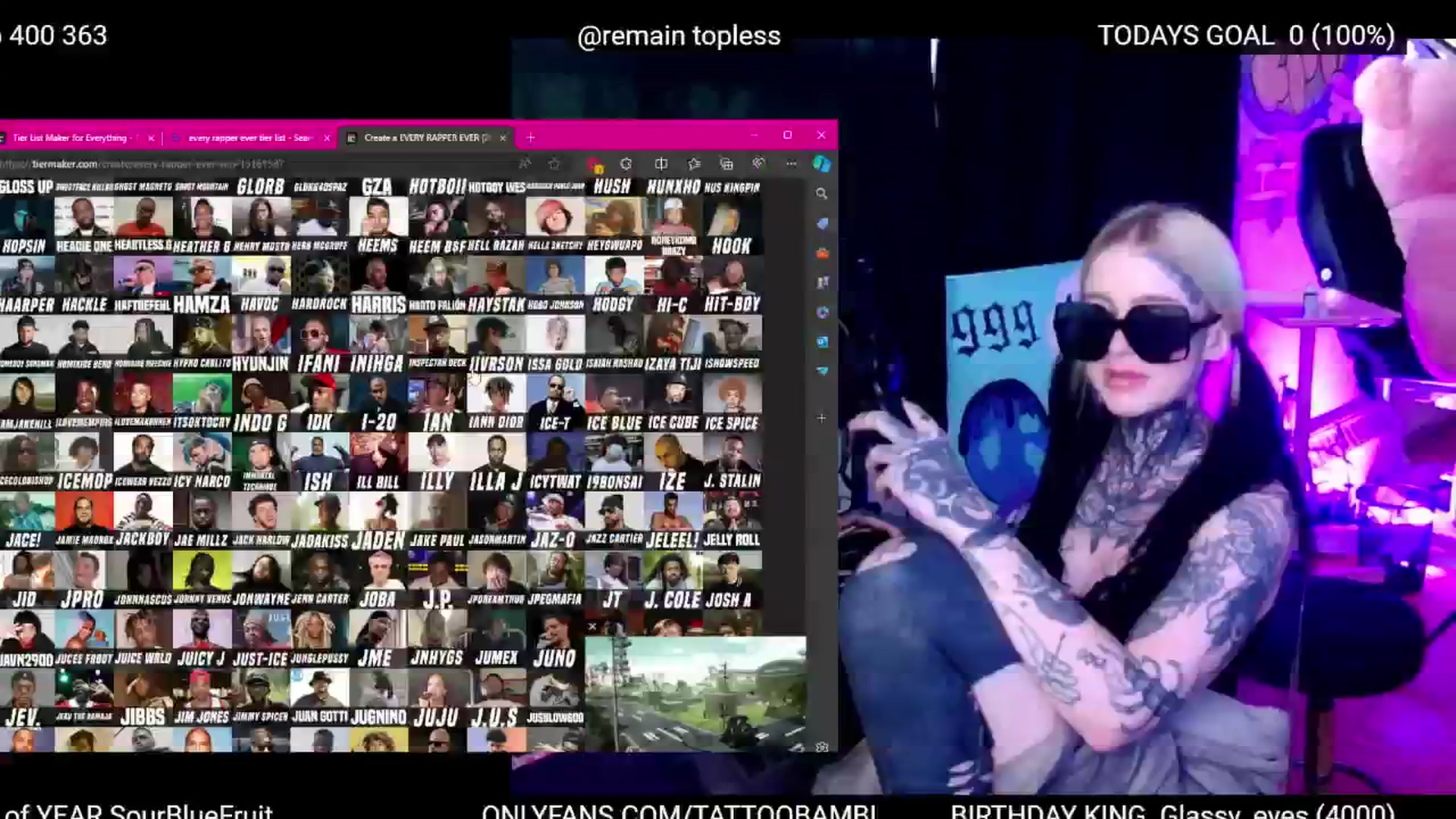Gallery image thumbnail from Tattoobambi's myfreecams stream on, 07/20/2024, 24:57 image 3 of 20