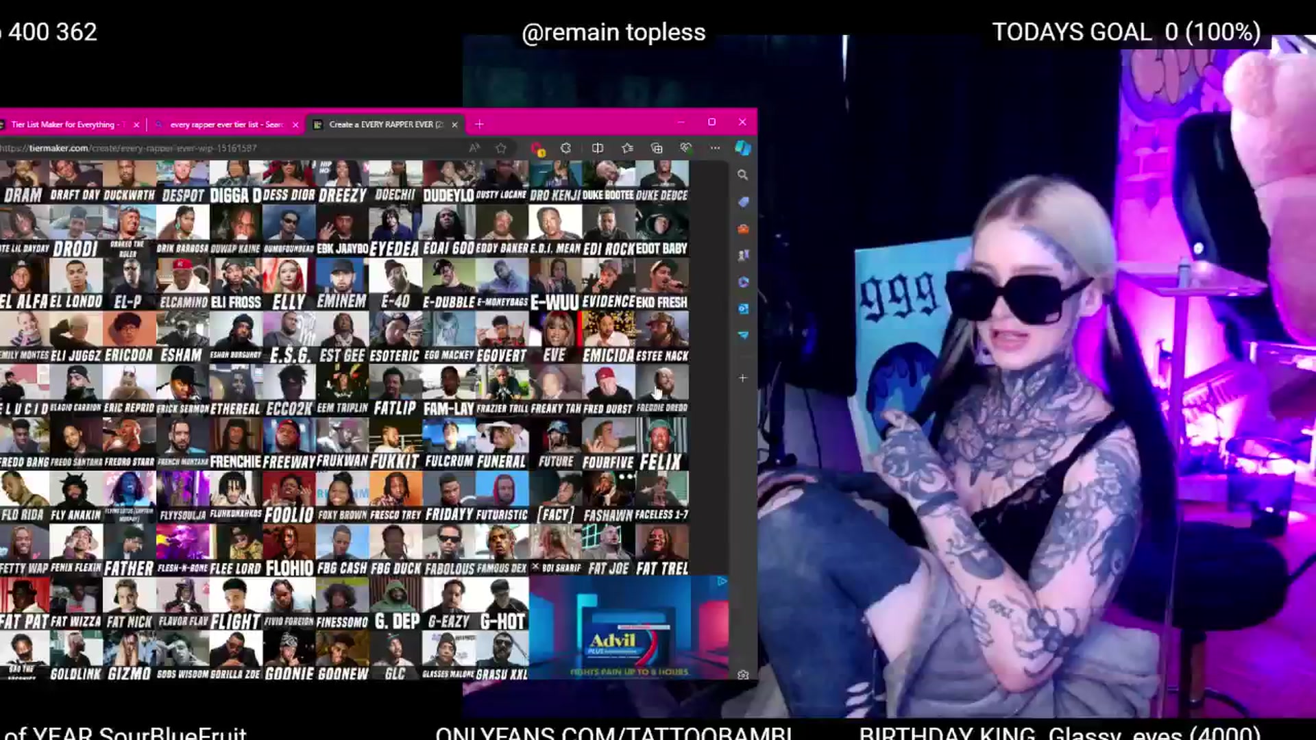 Gallery image thumbnail from Tattoobambi's myfreecams stream on, 07/20/2024, 24:57 image 2 of 20