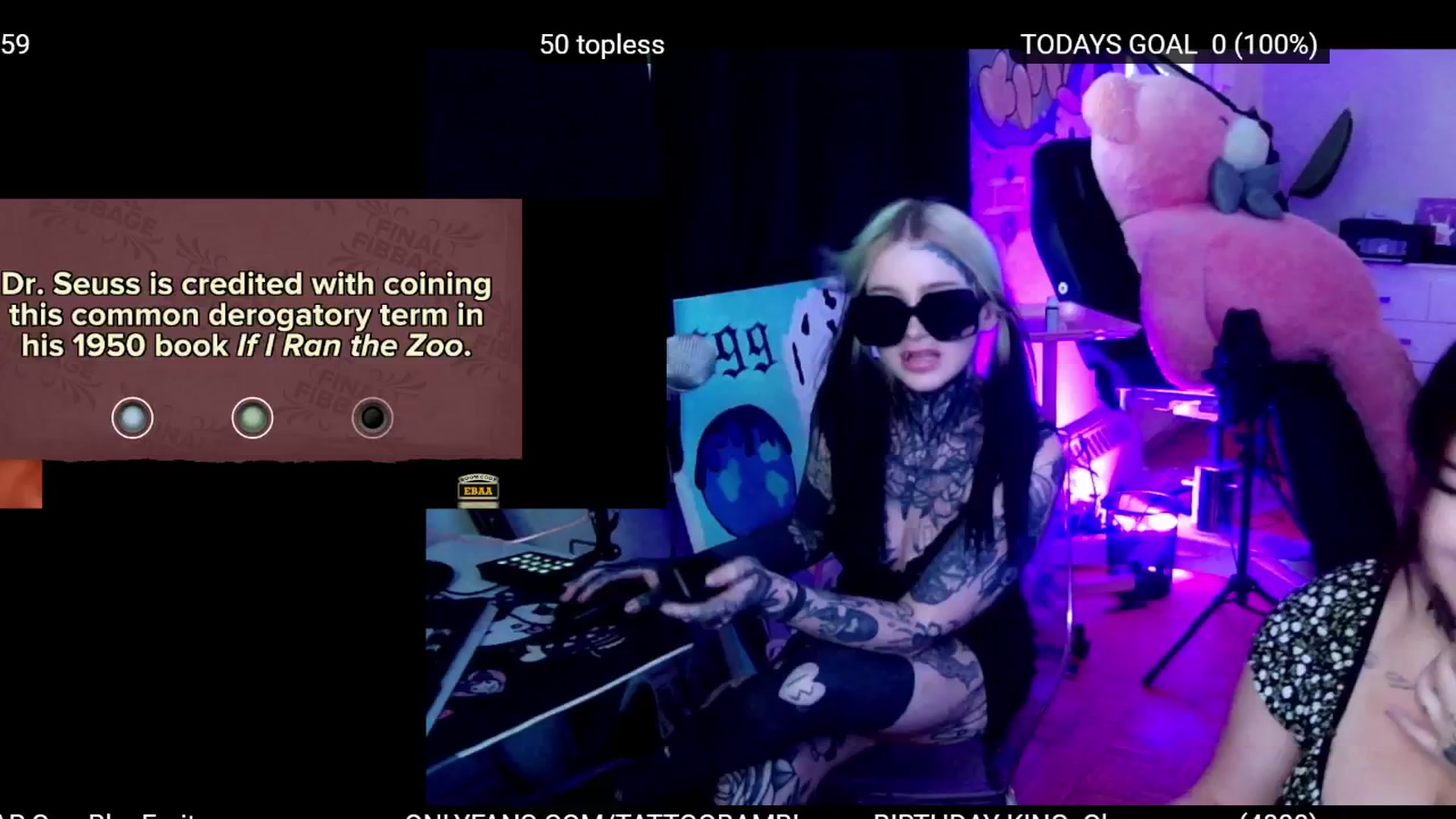 Gallery image thumbnail from Tattoobambi's myfreecams stream on, 07/20/2024, 24:57 image 12 of 20