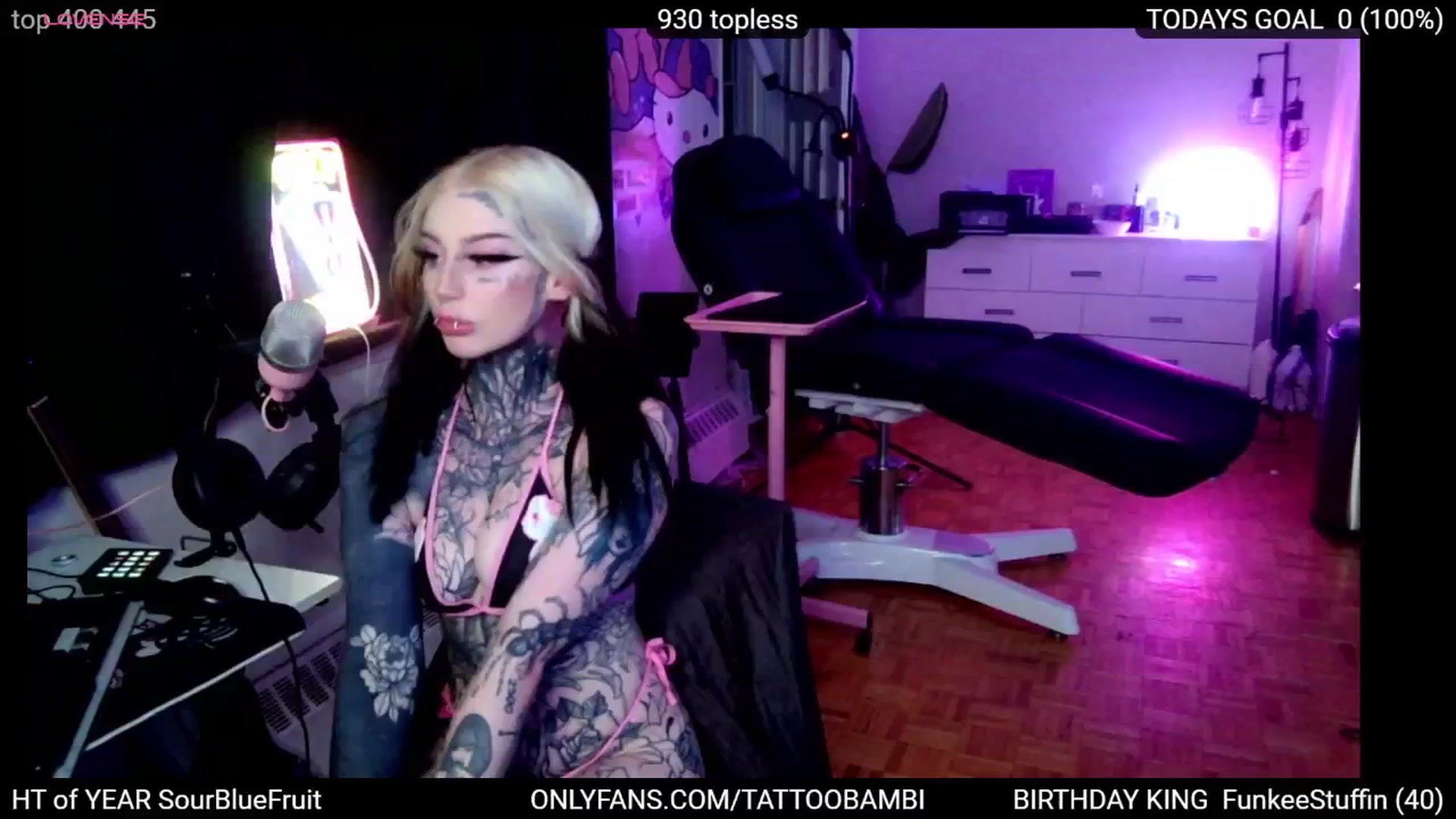 Gallery image thumbnail from Tattoobambi's myfreecams stream on, 07/25/2024, 05:09 image 3 of 20