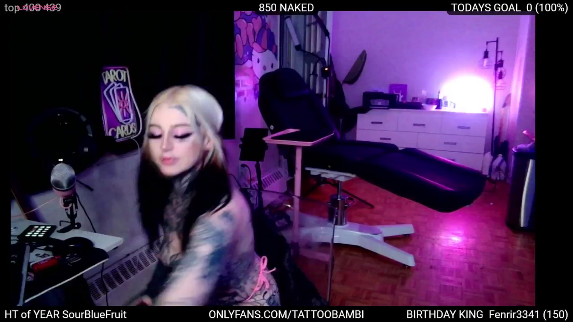 Gallery image thumbnail from Tattoobambi's myfreecams stream on, 07/25/2024, 05:09 image 10 of 20