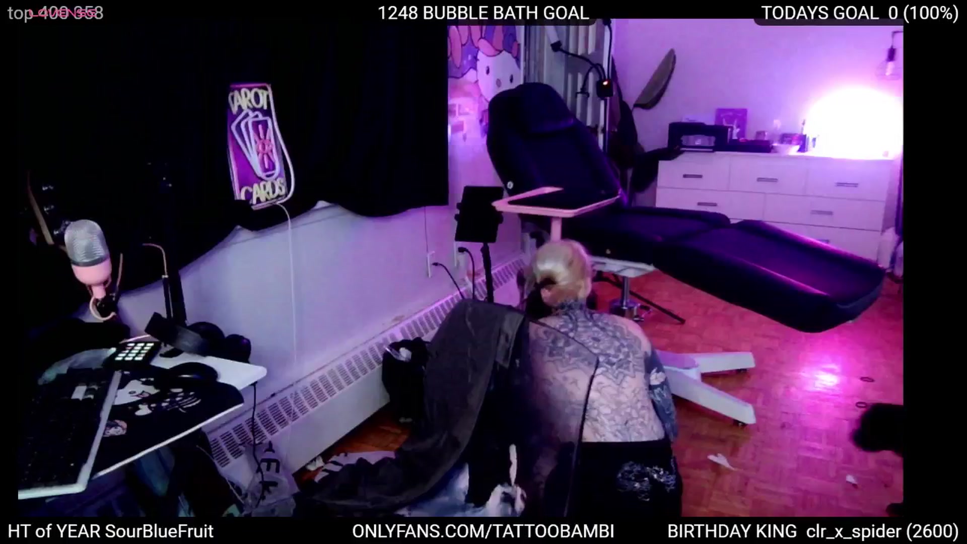 Gallery image thumbnail from Tattoobambi's myfreecams stream on, 07/25/2024, 09:21 image 6 of 20