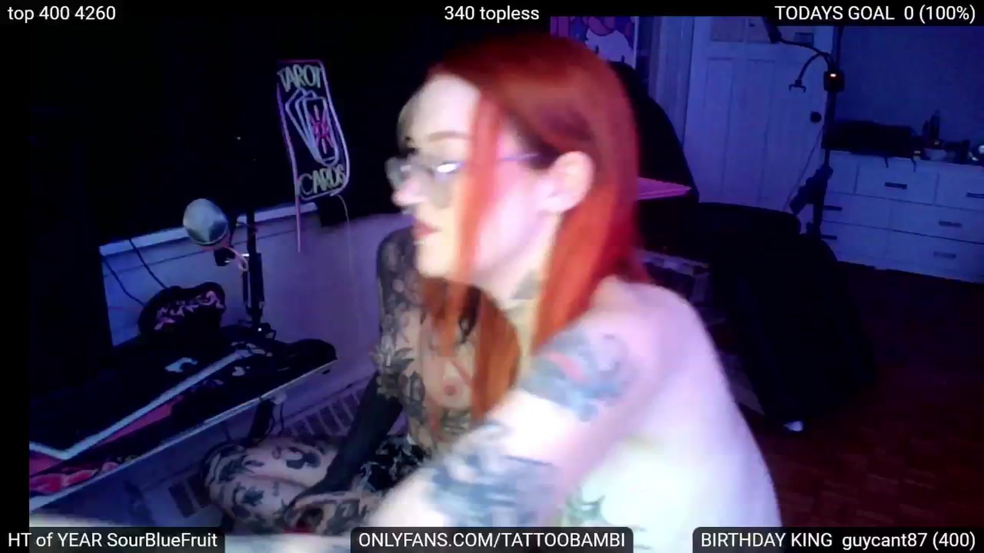 Gallery image thumbnail from Tattoobambi's myfreecams stream on, 08/10/2024, 05:06 image 7 of 20