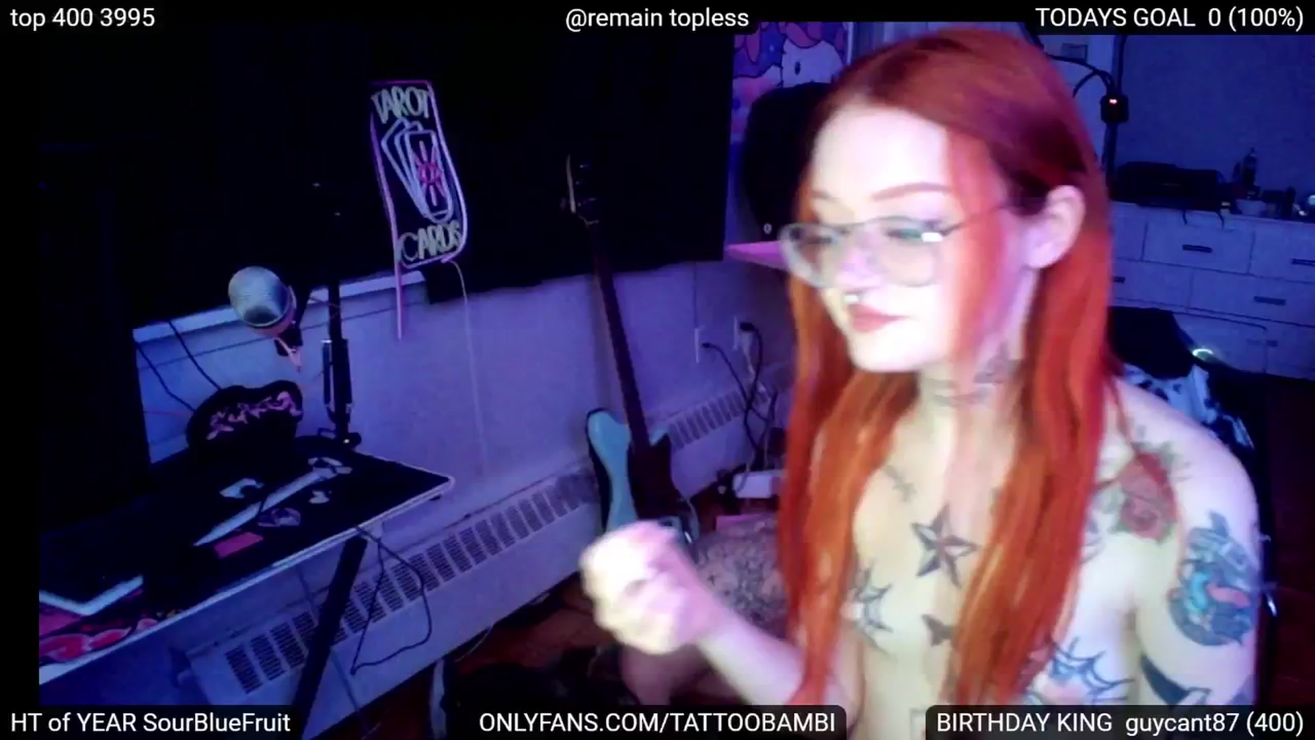 Gallery image thumbnail from Tattoobambi's myfreecams stream on, 08/10/2024, 05:06 image 10 of 20