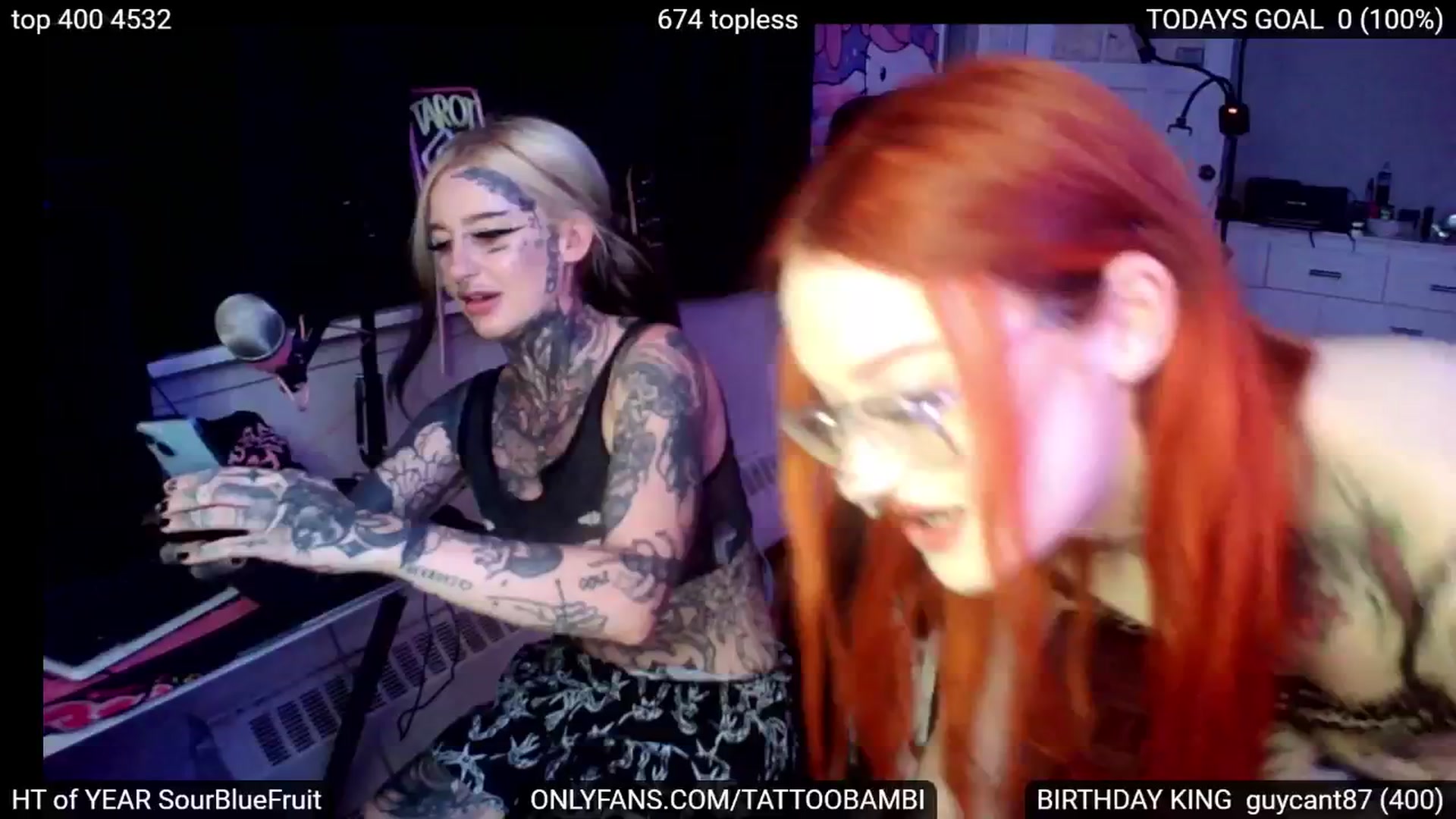 Gallery image thumbnail from Tattoobambi's myfreecams stream on, 08/10/2024, 05:06 image 3 of 20