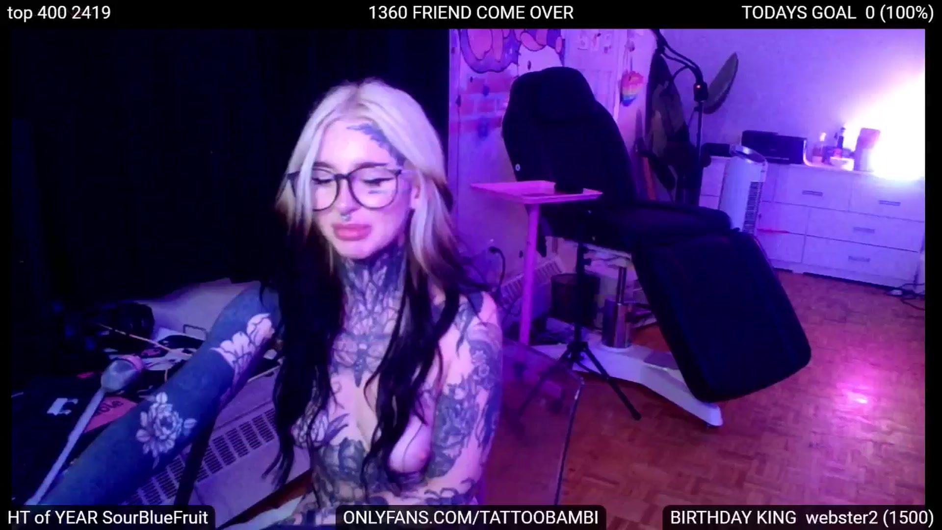 Gallery image thumbnail from Tattoobambi's myfreecams stream on, 08/21/2024, 02:36 image 14 of 20