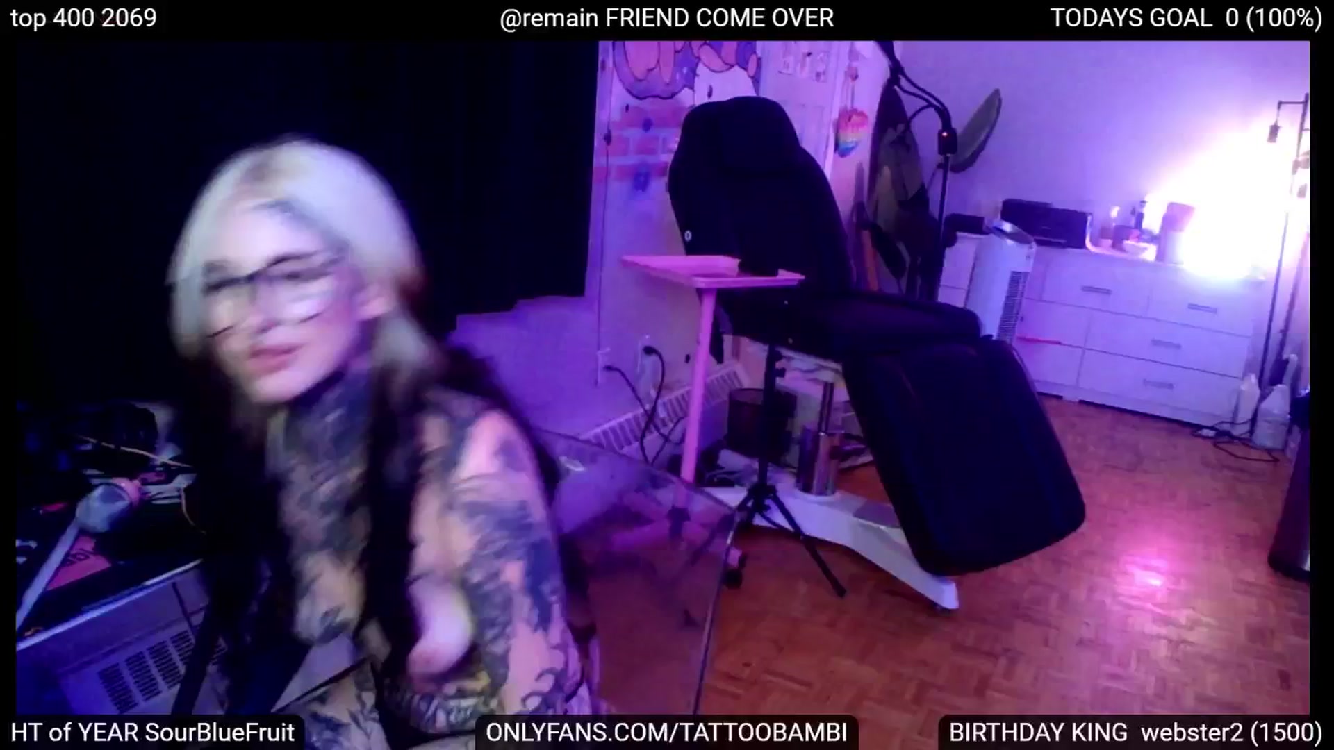 Gallery image thumbnail from Tattoobambi's myfreecams stream on, 08/21/2024, 02:36 image 16 of 20