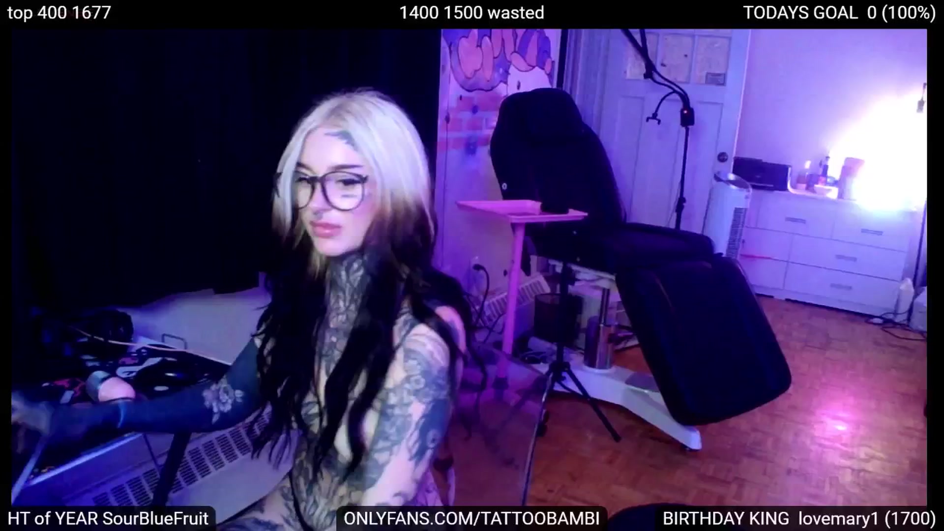 Gallery image thumbnail from Tattoobambi's myfreecams stream on, 08/21/2024, 03:00 image 18 of 20