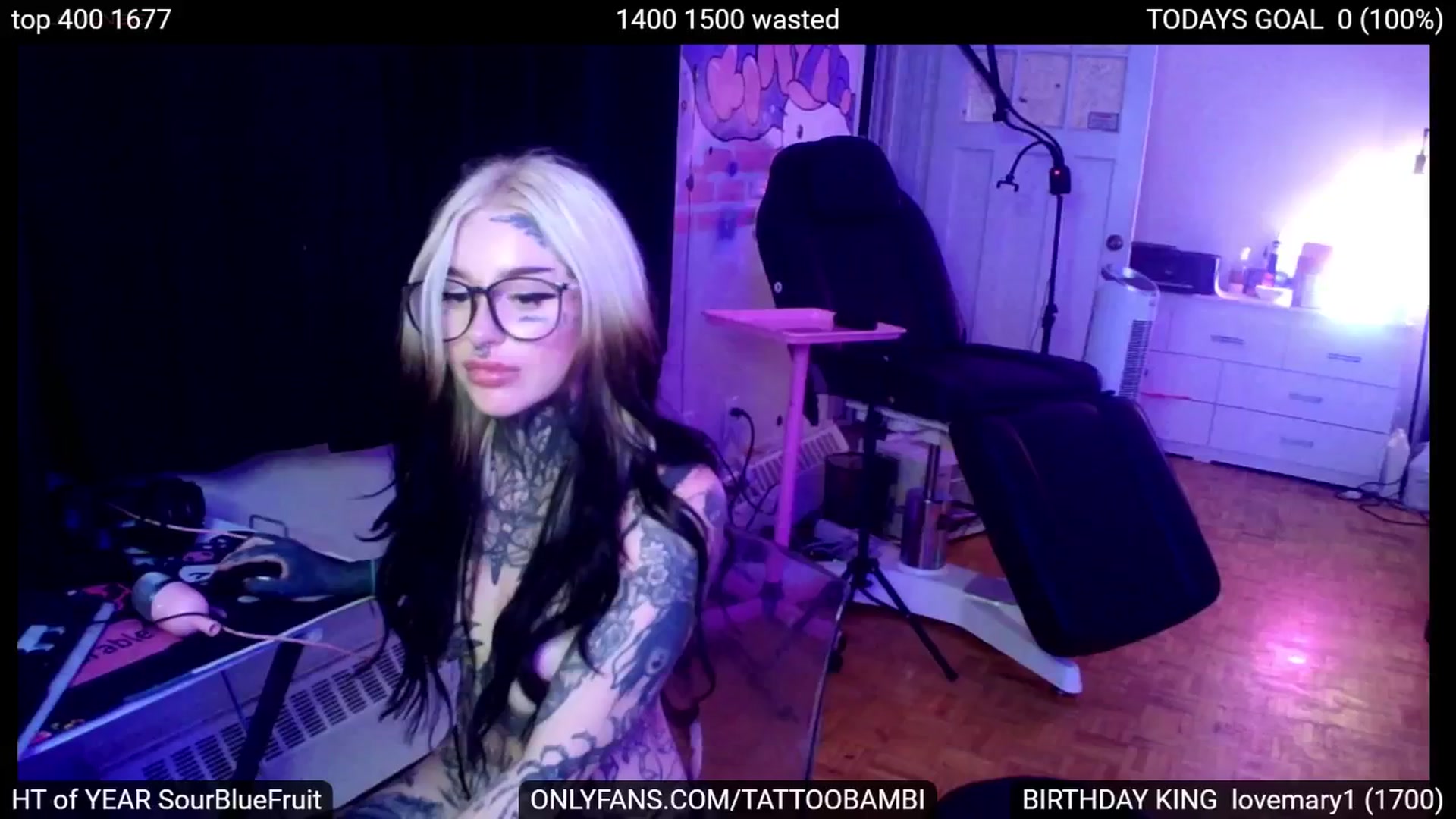 Gallery image thumbnail from Tattoobambi's myfreecams stream on, 08/21/2024, 03:00 image 19 of 20