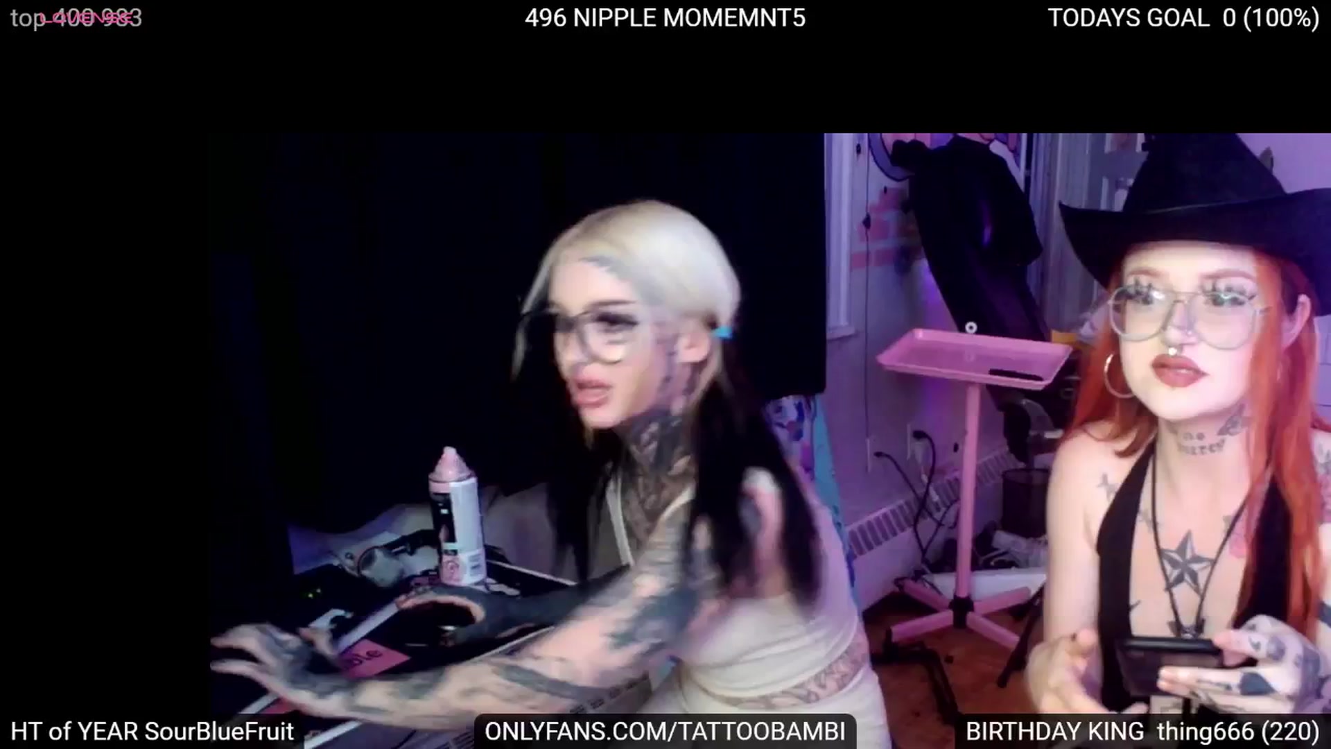 Gallery image thumbnail from Tattoobambi's myfreecams stream on, 08/23/2024, 07:40 image 20 of 20