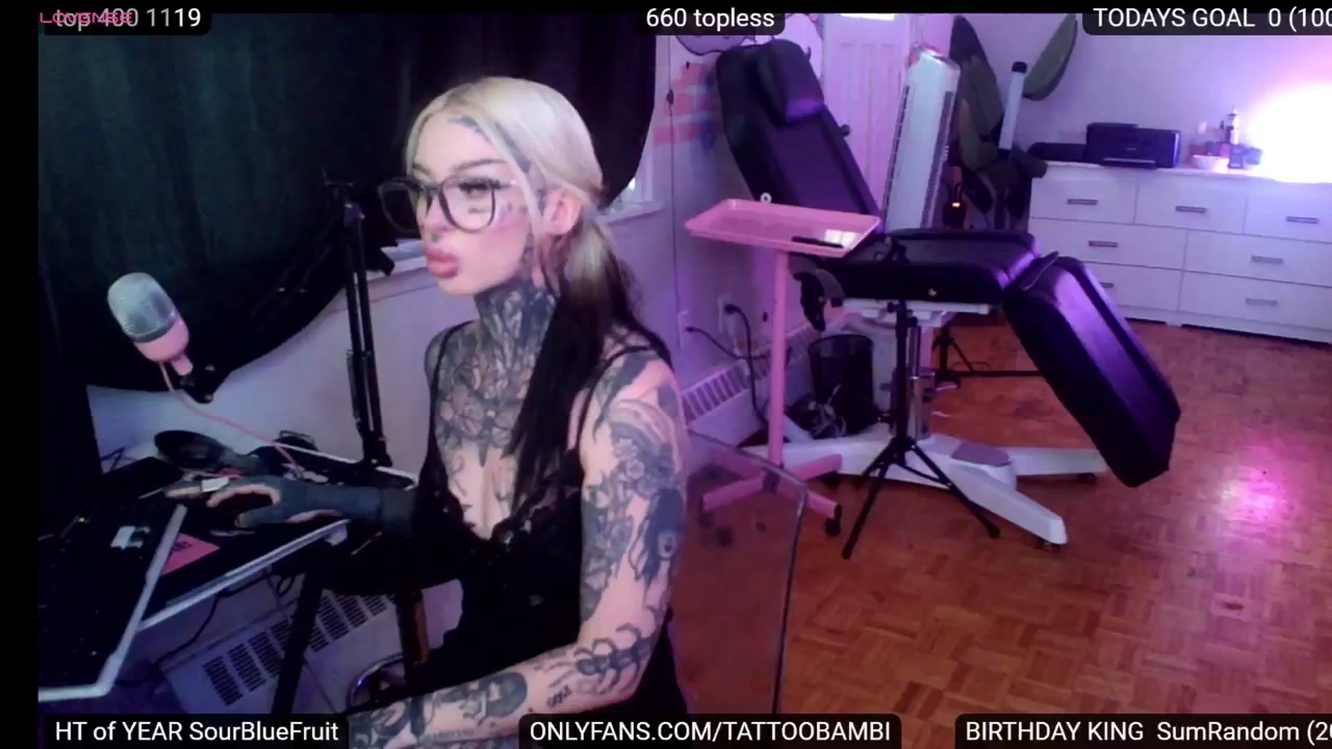 Gallery image thumbnail from Tattoobambi's myfreecams stream on, 08/25/2024, 23:43 image 5 of 20