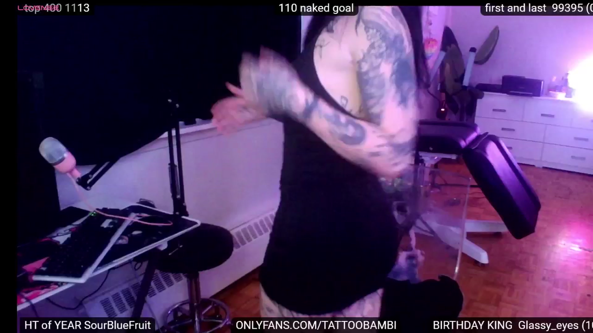 Gallery image thumbnail from Tattoobambi's myfreecams stream on, 08/28/2024, 24:01 image 1 of 20