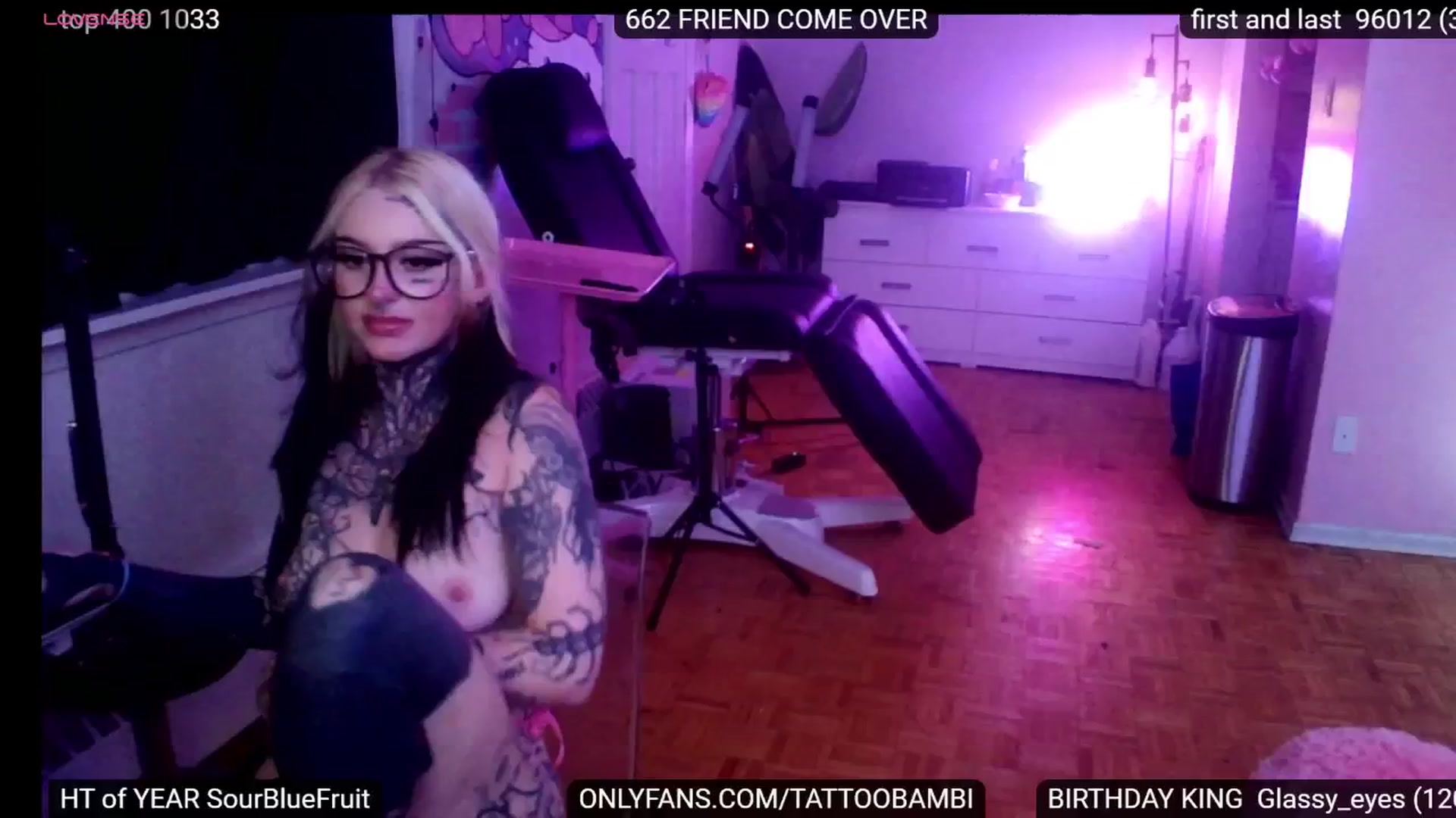 Gallery image thumbnail from Tattoobambi's myfreecams stream on, 08/28/2024, 01:30 image 16 of 20