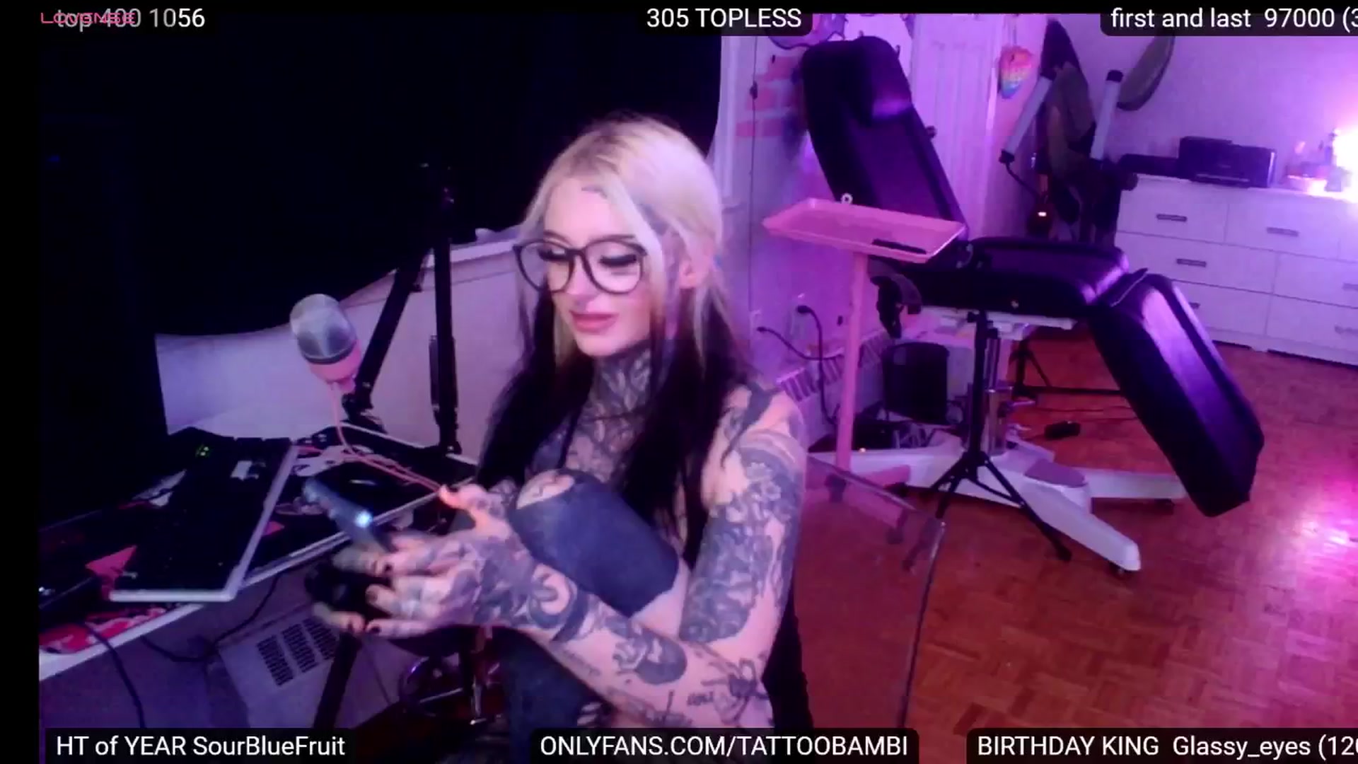 Gallery image thumbnail from Tattoobambi's myfreecams stream on, 08/28/2024, 01:30 image 6 of 20