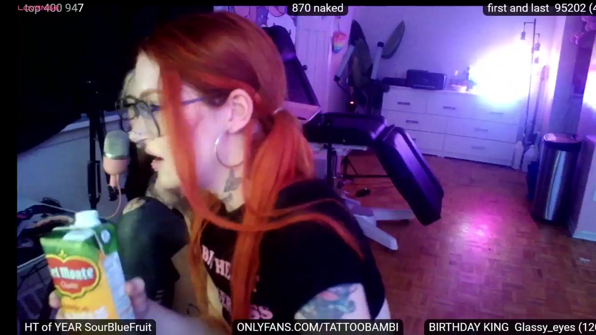 Gallery image thumbnail from Tattoobambi's myfreecams stream on, 08/28/2024, 05:24 image 9 of 20