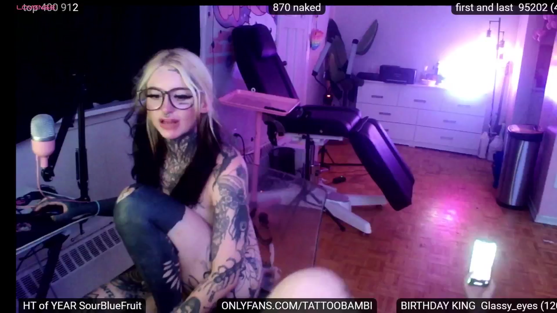 Gallery image thumbnail from Tattoobambi's myfreecams stream on, 08/28/2024, 05:24 image 12 of 20