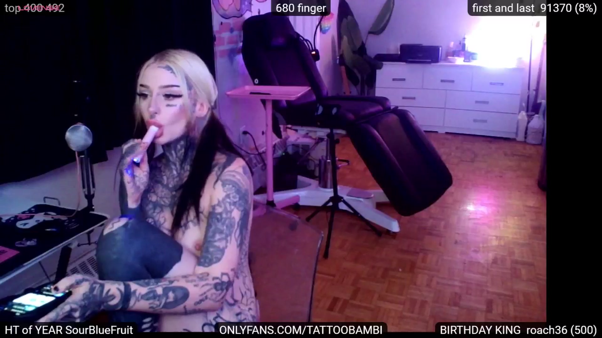 Gallery image thumbnail from Tattoobambi's myfreecams stream on, 09/02/2024, 04:52 image 13 of 20