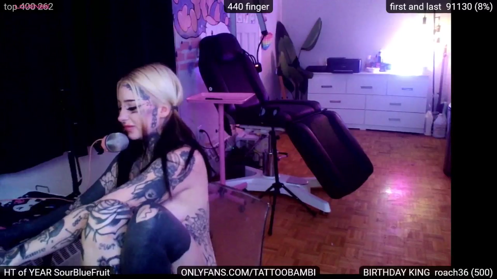 Gallery image thumbnail from Tattoobambi's myfreecams stream on, 09/02/2024, 04:52 image 16 of 20