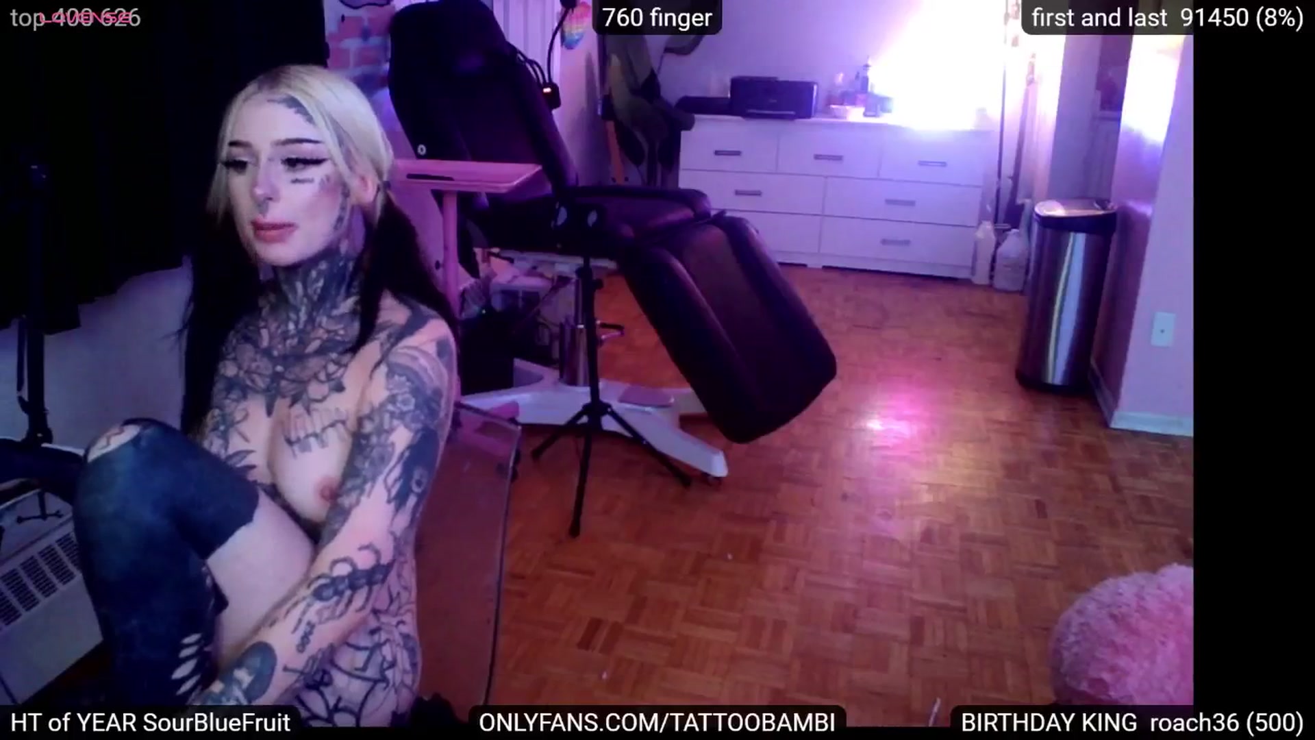 Gallery image thumbnail from Tattoobambi's myfreecams stream on, 09/02/2024, 04:52 image 11 of 20