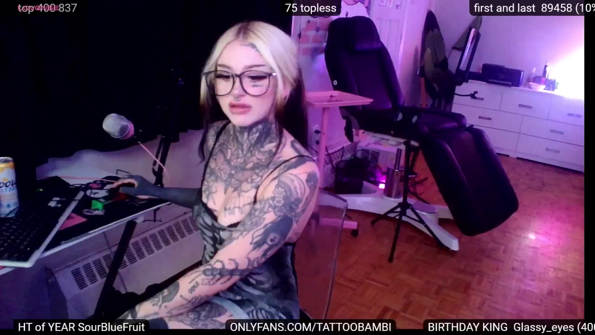 Gallery image thumbnail from Tattoobambi's myfreecams stream on, 09/05/2024, 03:37 image 4 of 20