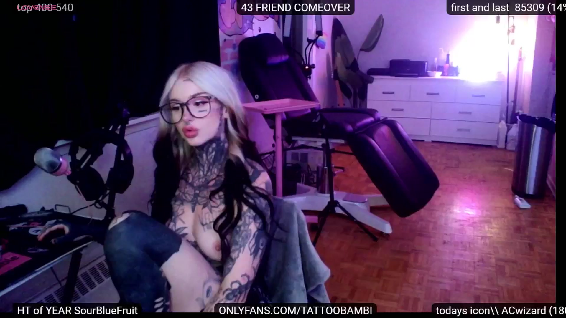 Gallery image thumbnail from Tattoobambi's myfreecams stream on, 09/07/2024, 03:40 image 17 of 20
