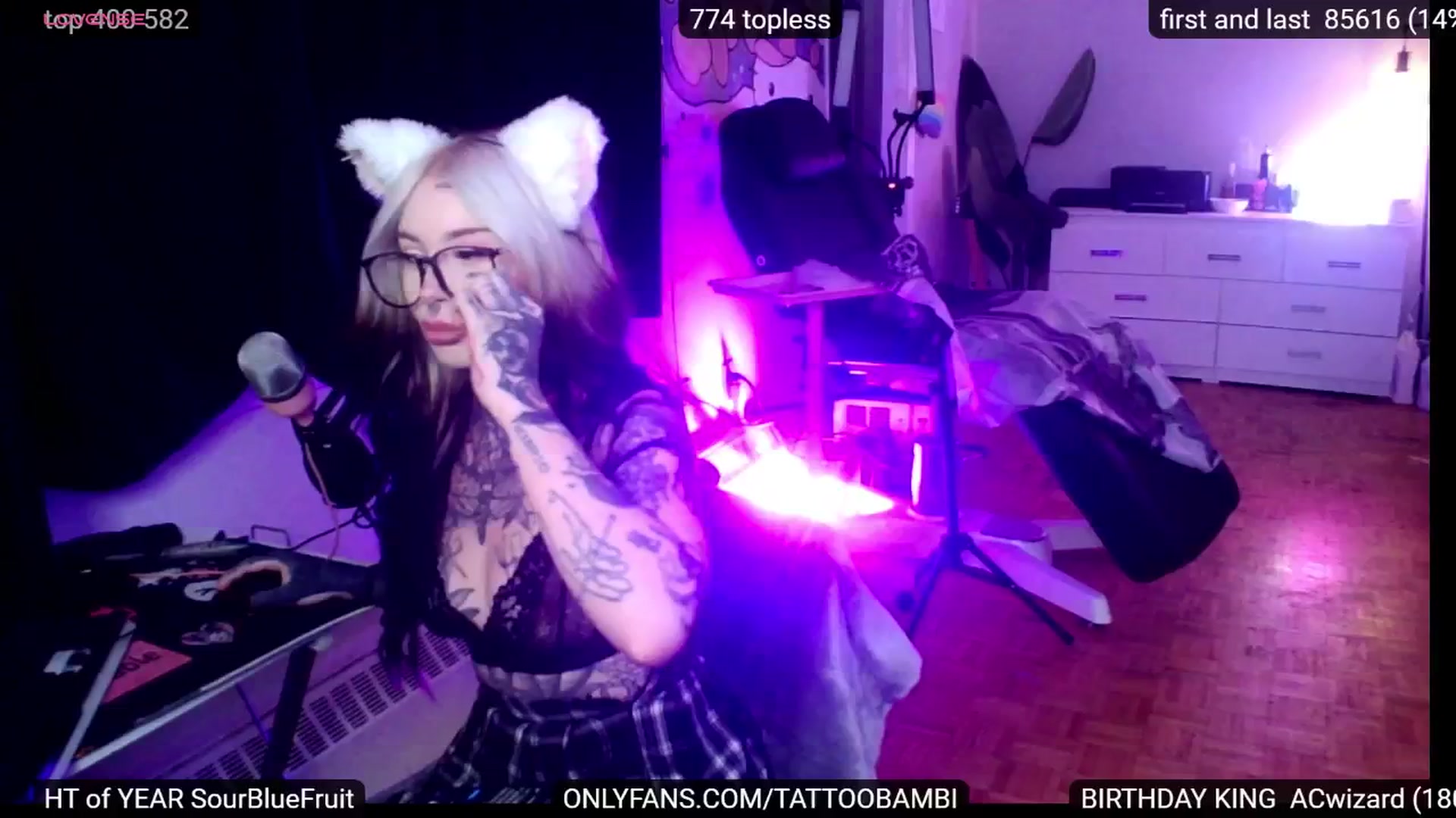 Gallery image thumbnail from Tattoobambi's myfreecams stream on, 09/07/2024, 03:40 image 5 of 20
