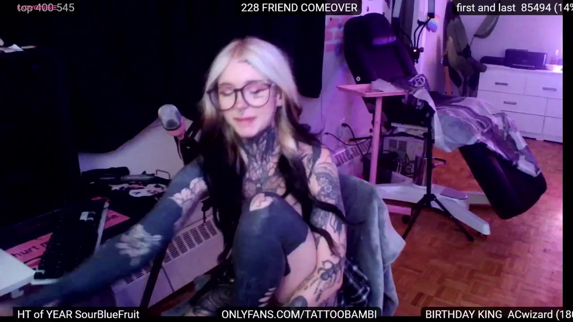 Gallery image thumbnail from Tattoobambi's myfreecams stream on, 09/07/2024, 03:40 image 13 of 20
