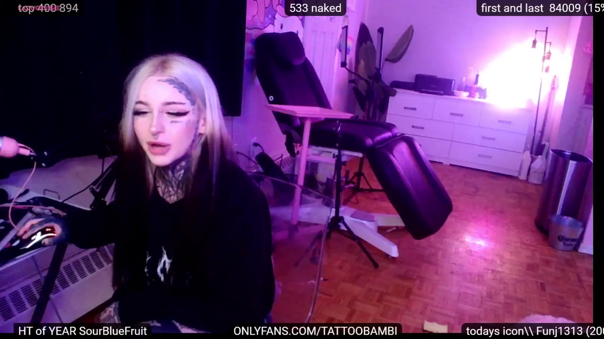 Gallery image thumbnail from Tattoobambi's myfreecams stream on, 09/12/2024, 01:49 image 12 of 20