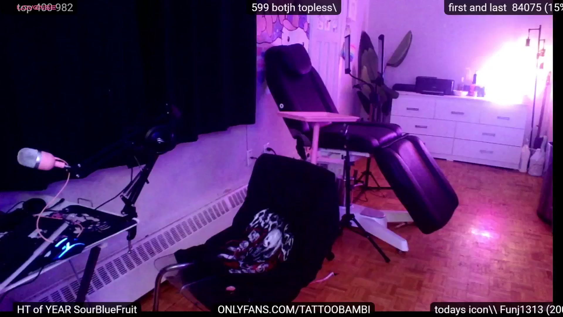 Gallery image thumbnail from Tattoobambi's myfreecams stream on, 09/12/2024, 01:49 image 6 of 20