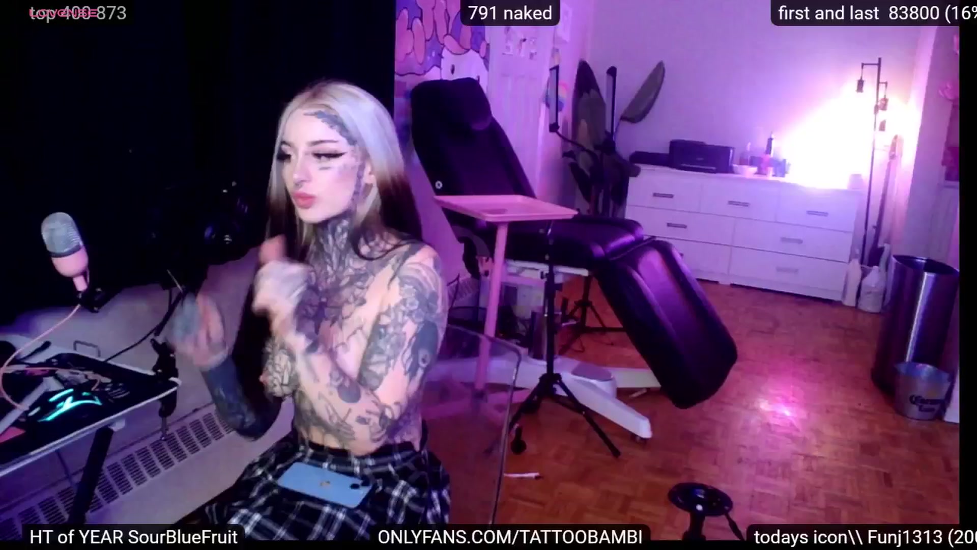 Gallery image thumbnail from Tattoobambi's myfreecams stream on, 09/12/2024, 01:49 image 15 of 20